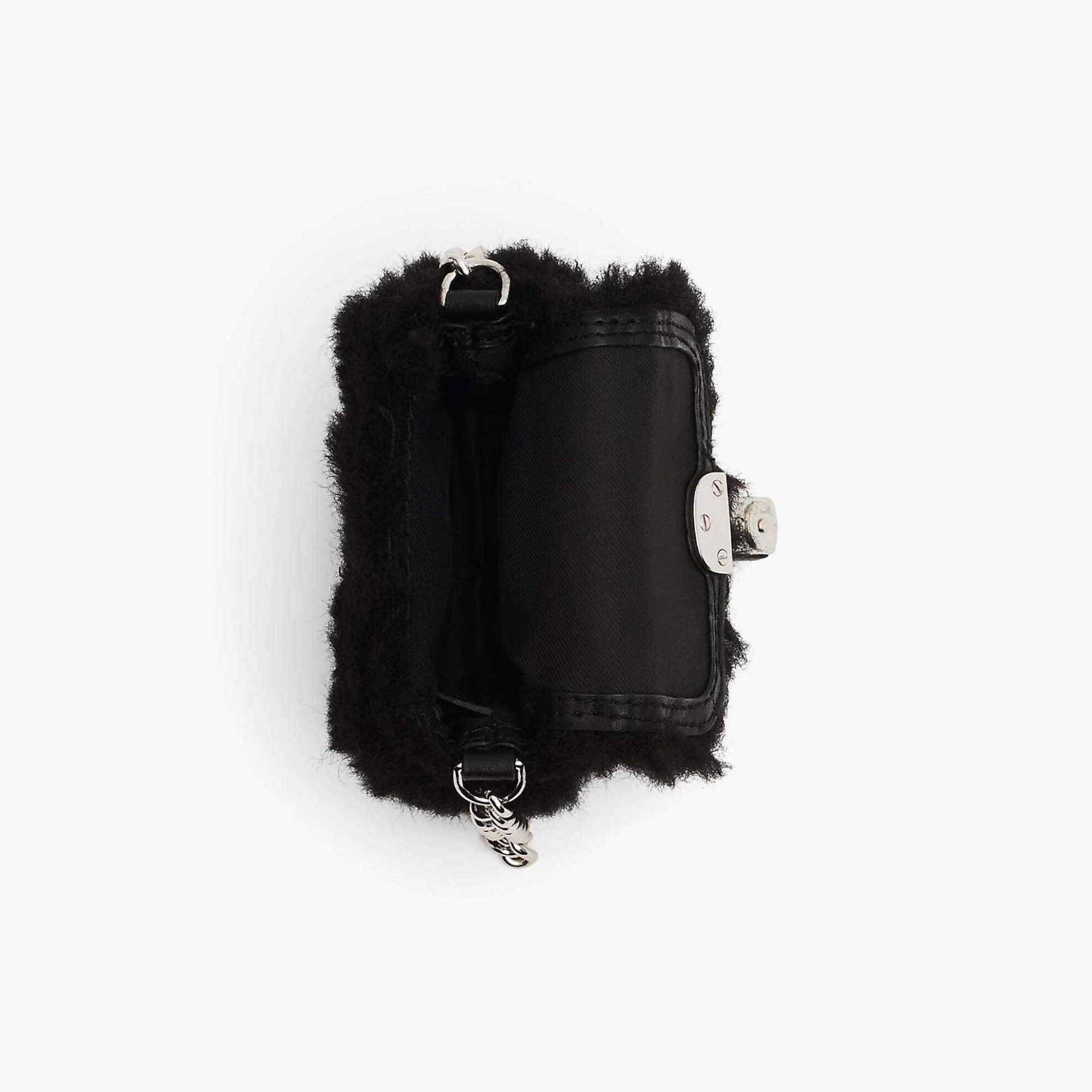 Marc Jacobs γυναικείο γούνινο charm για την τσάντα "The Teddy Nano J Marc Charm" - 2F3SCP007S08 Μαύρο φωτογραφία