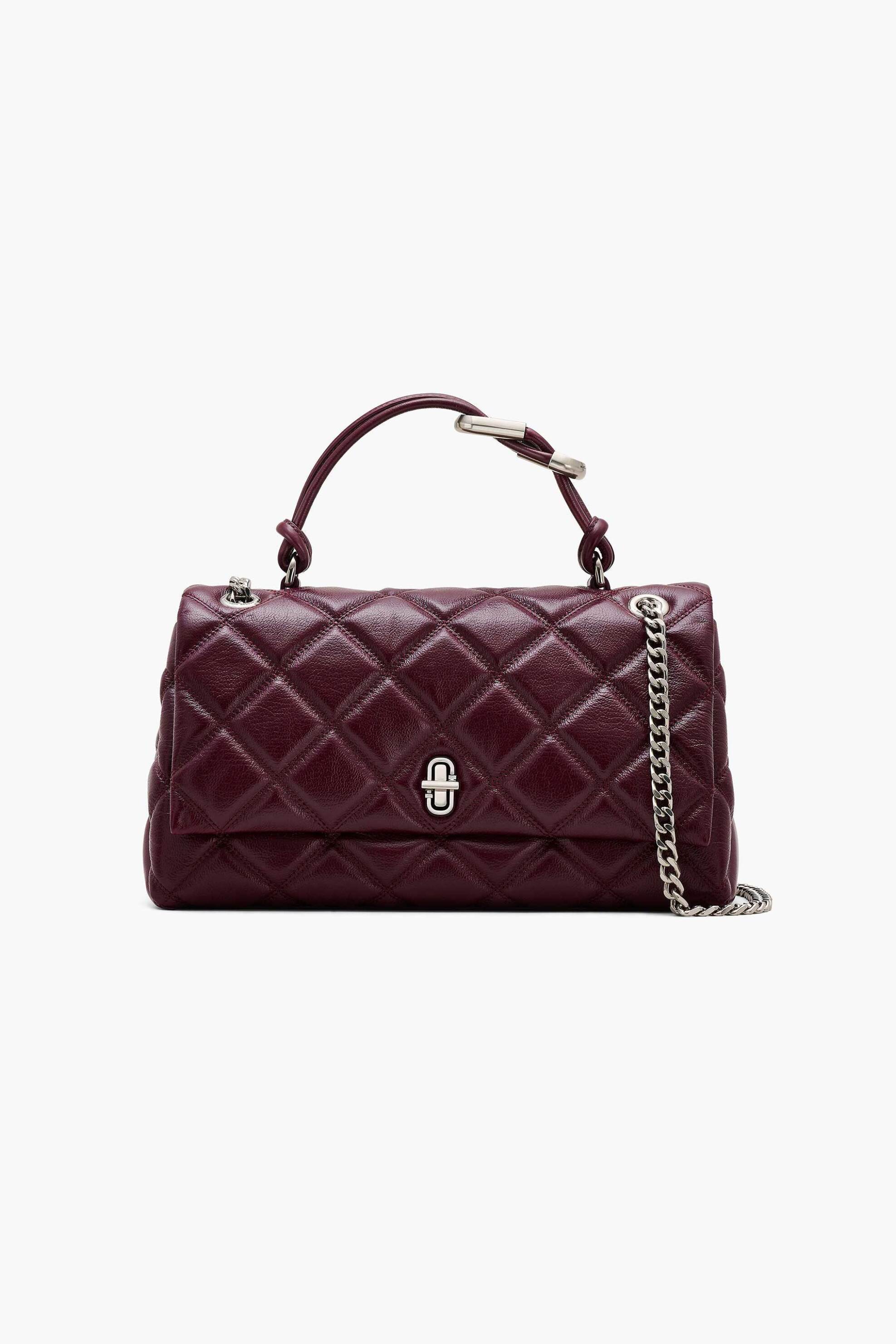 Marc Jacobs γυναικεία τσάντα χειρός καπιτονέ "The Quilted Dual Convertible" - 2S5HCR007H02 Μπορντό