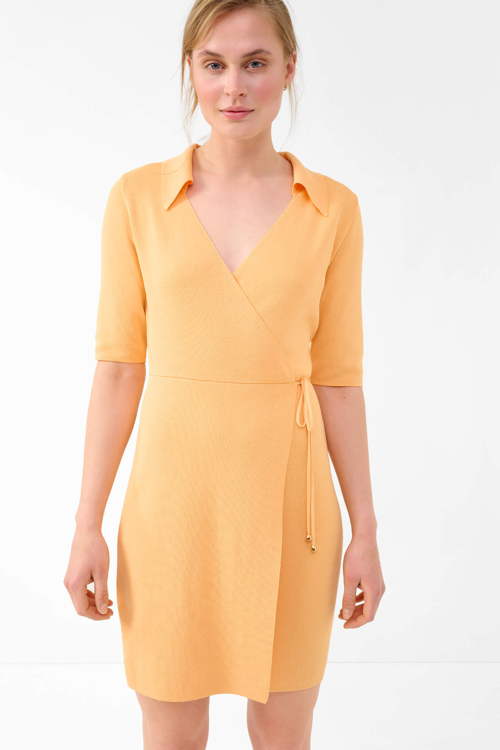 Γυναίκα > ΡΟΥΧΑ > Φορέματα > Mini Orsay γυναικείο mini φόρεμα κρουαζέ - 530287-240000 Πορτοκαλί