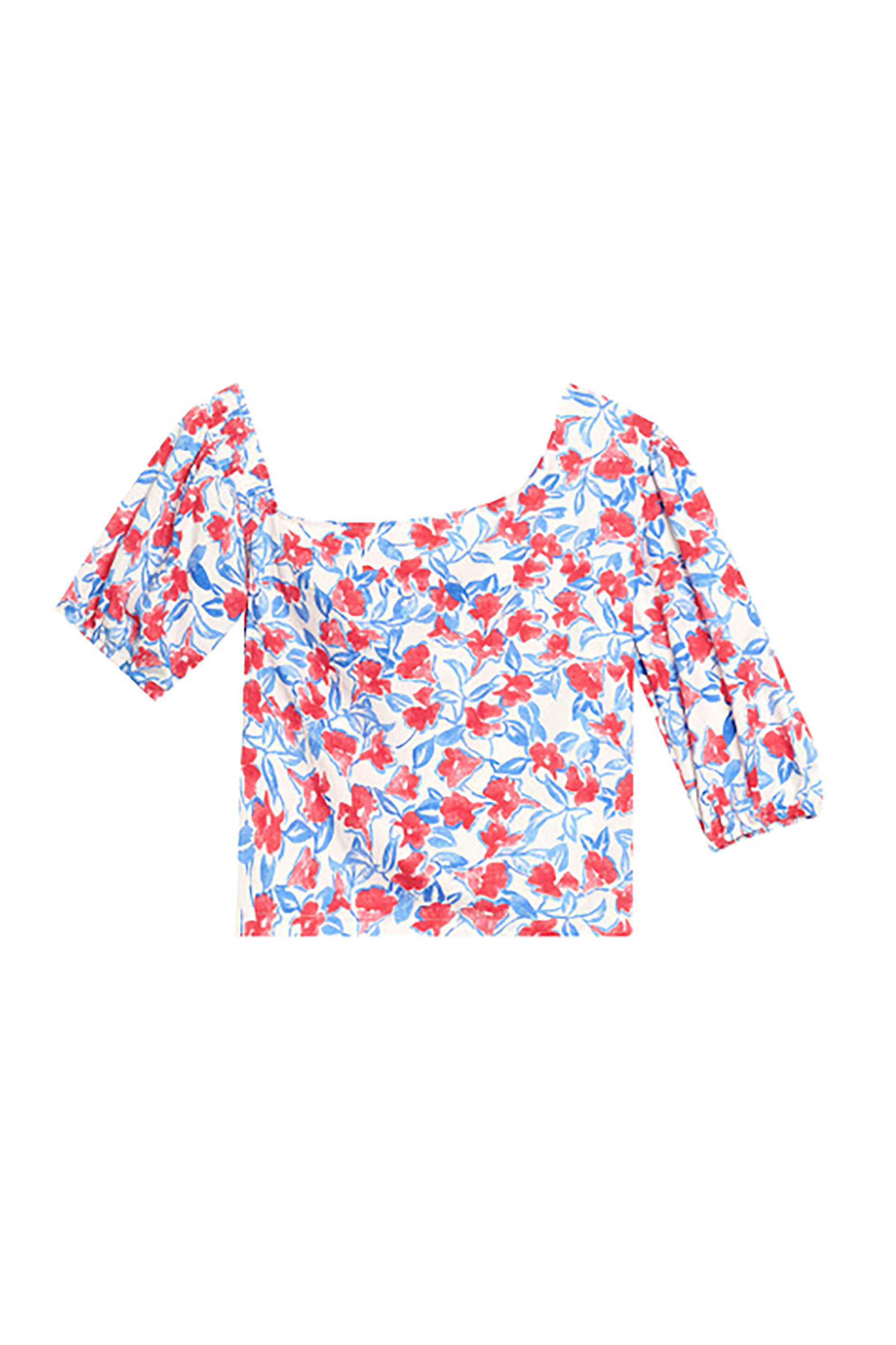 Orsay γυναικεία μπλούζα με all-over floral print - 626012-001000-** Υπόλευκο φωτογραφία