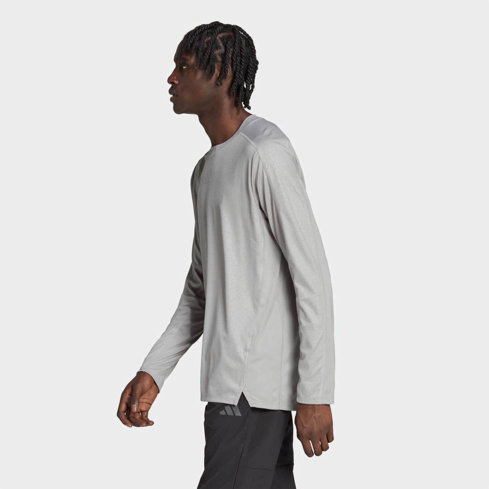 Adidas ανδρική αθλητική μπλούζα "Workout Pu Print" - IB9023 Γκρι φωτογραφία