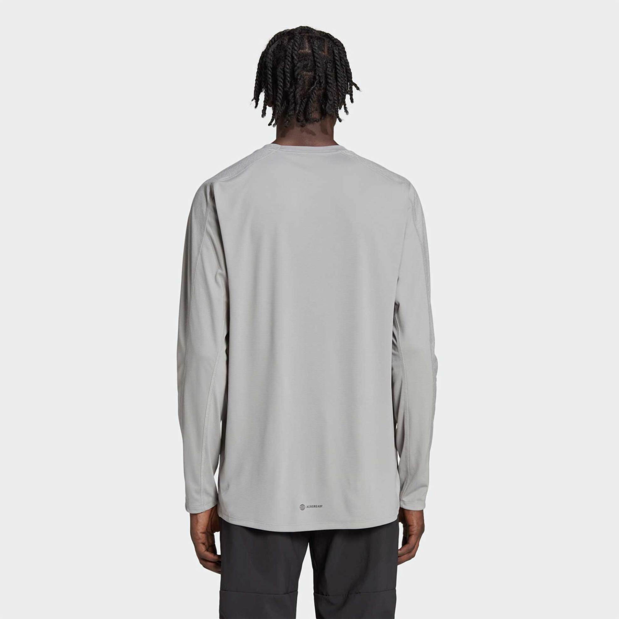 Adidas ανδρική αθλητική μπλούζα "Workout Pu Print" - IB9023 Γκρι φωτογραφία