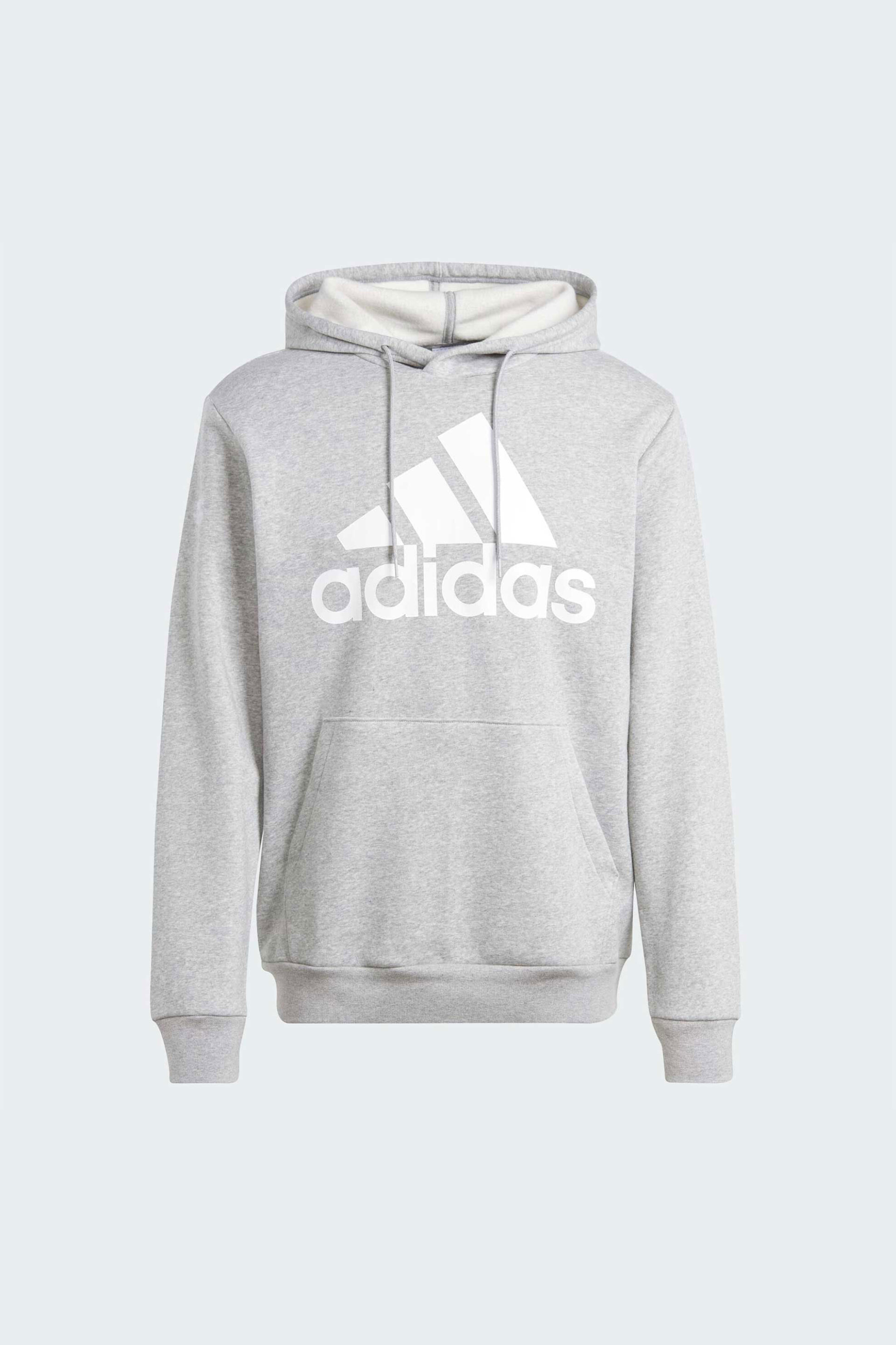 Adidas ανδρική μπλούζα φούτερ με logo print Regular Fit - IJ8910 Γκρι φωτογραφία