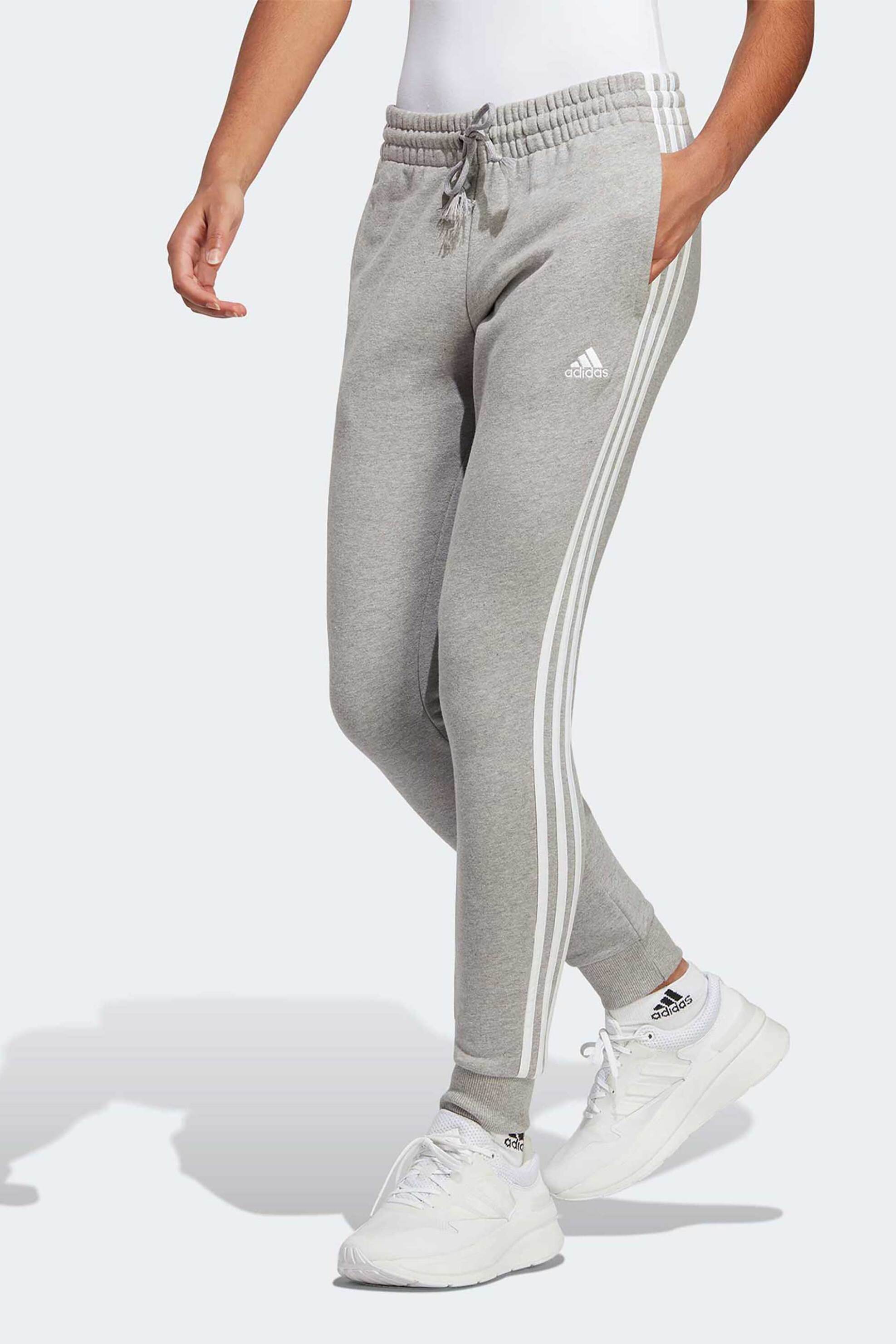ADIDAS Adidas γυναικείο παντελόνι φόρμας "3 Stripes" - IC9922 Γκρι