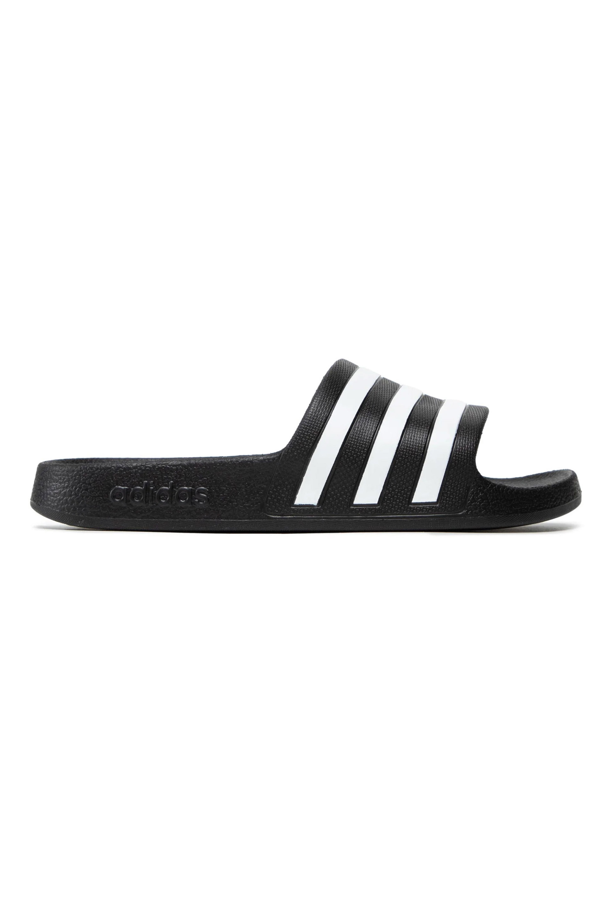 Adidas unisex σαγιονάρες με άνετο πάτο Cloudfoam "Adilette Aqua Slides" - F35543 Μαύρο φωτογραφία
