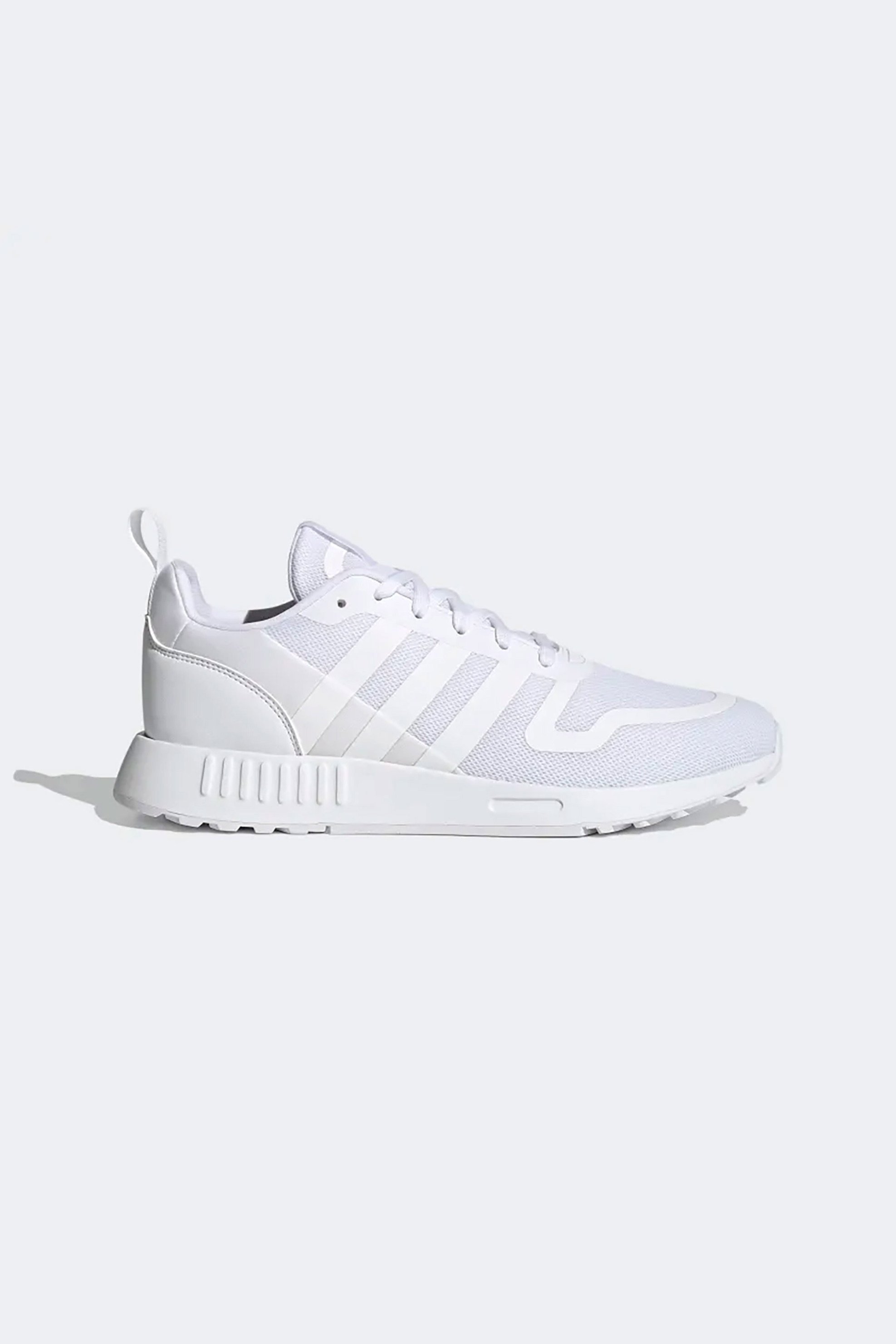 Adidas ανδρικά αθλητικά παπούτσια μονόχρωμα με mesh επάνω μέρος και κορδόνια "Multix" - FZ3439 Λευκό