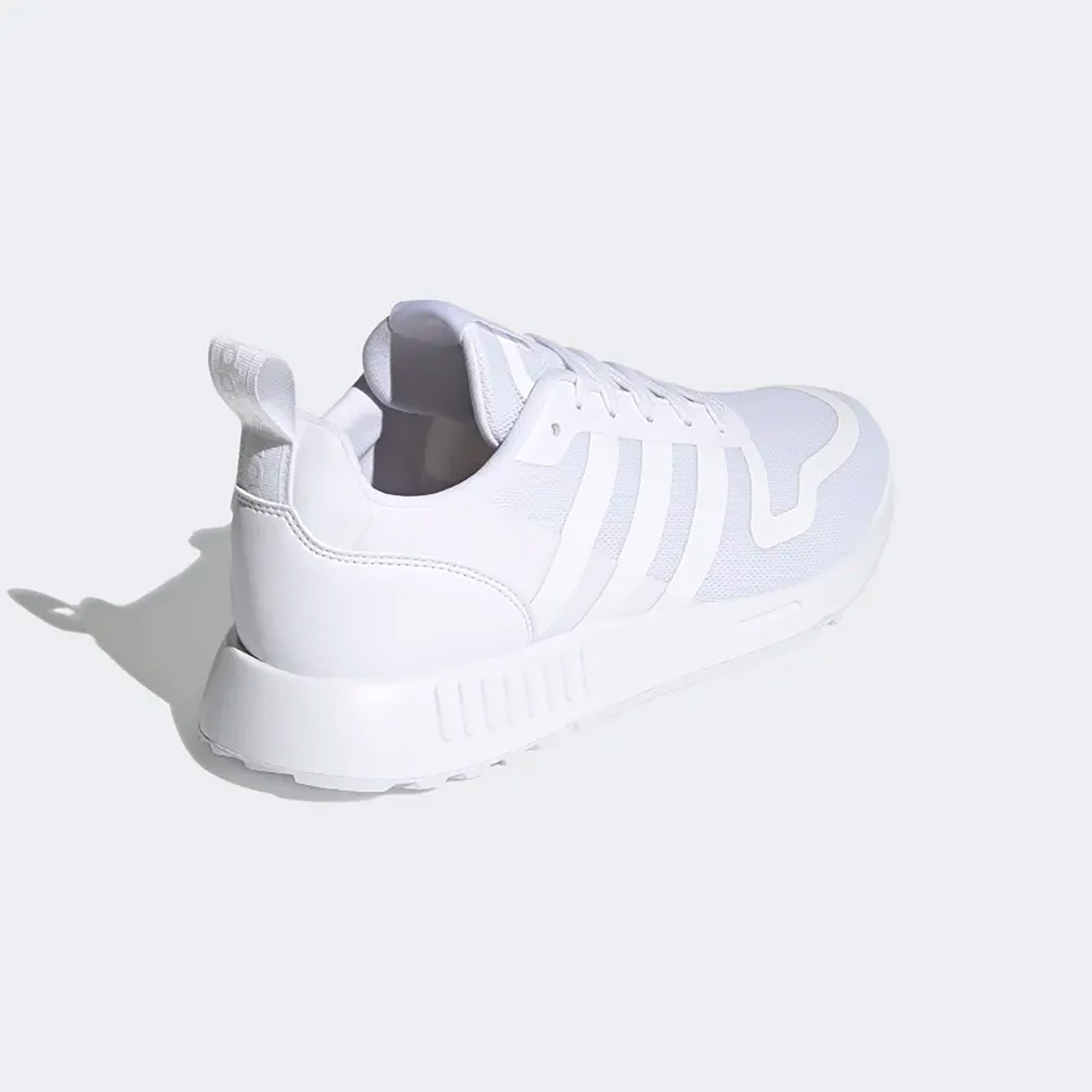 Adidas Ανδρικά Αθλητικά Παπούτσια Μονόχρωμα με Mesh Επάνω Μέρος Και Κορδόνια Multix - Fz3439 Λευκό