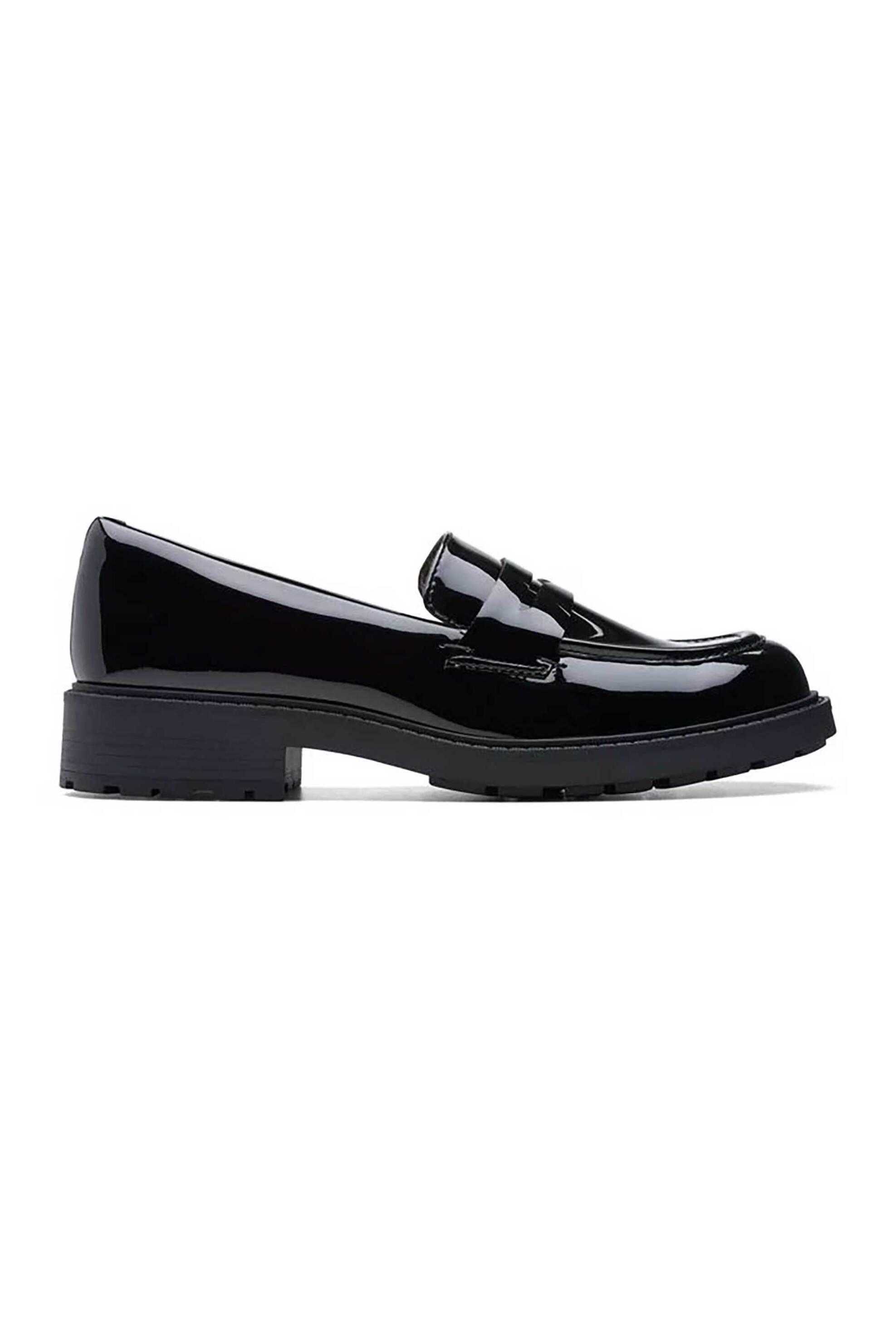 CLARKS Clarks γυναικεία μονόχρωμα loafers με όψη λουστρίνι ""Orinoco 2 Penny" - 26174787 Μαύρο