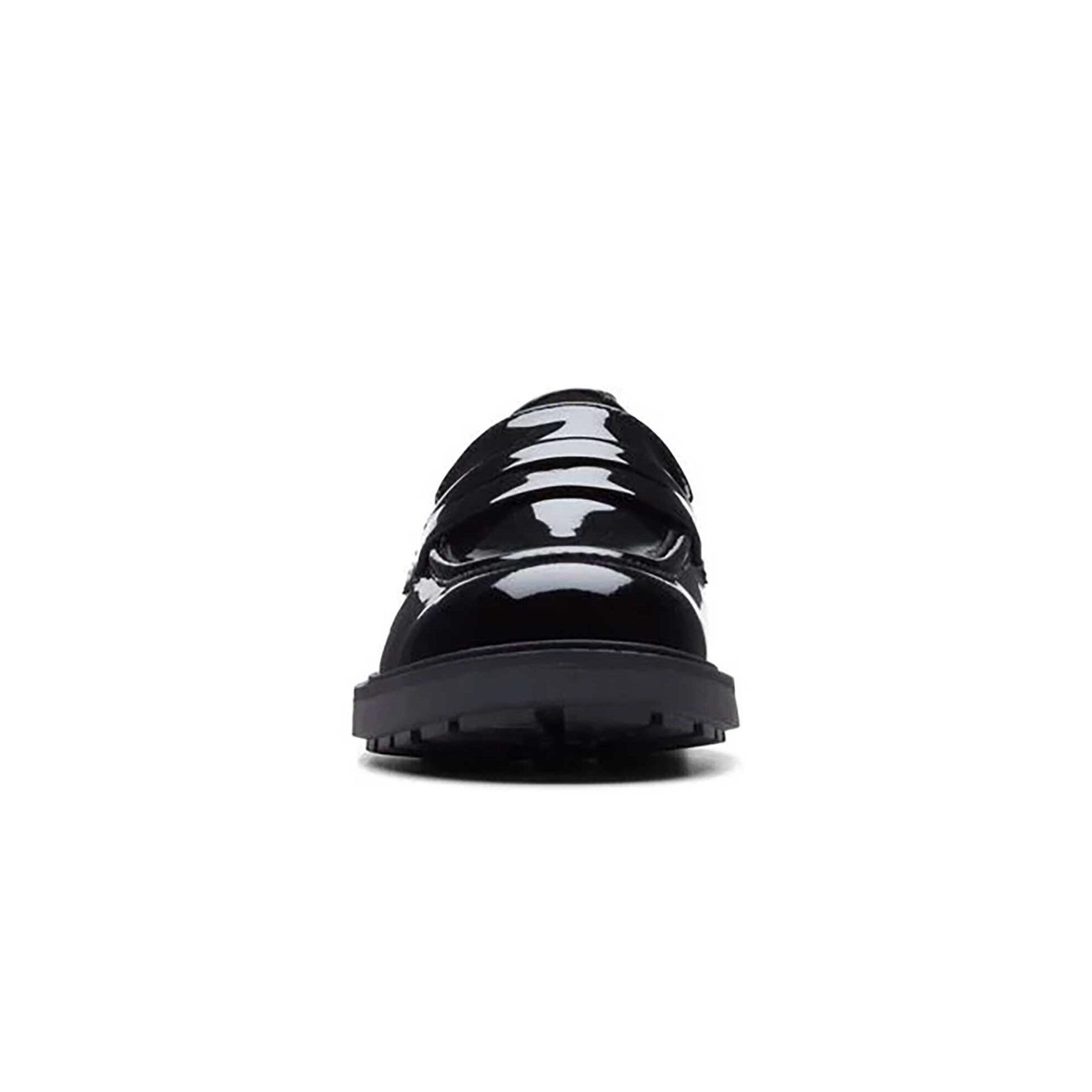 CLARKS Clarks γυναικεία μονόχρωμα loafers με όψη λουστρίνι ""Orinoco 2 Penny" - 26174787 Μαύρο - 3