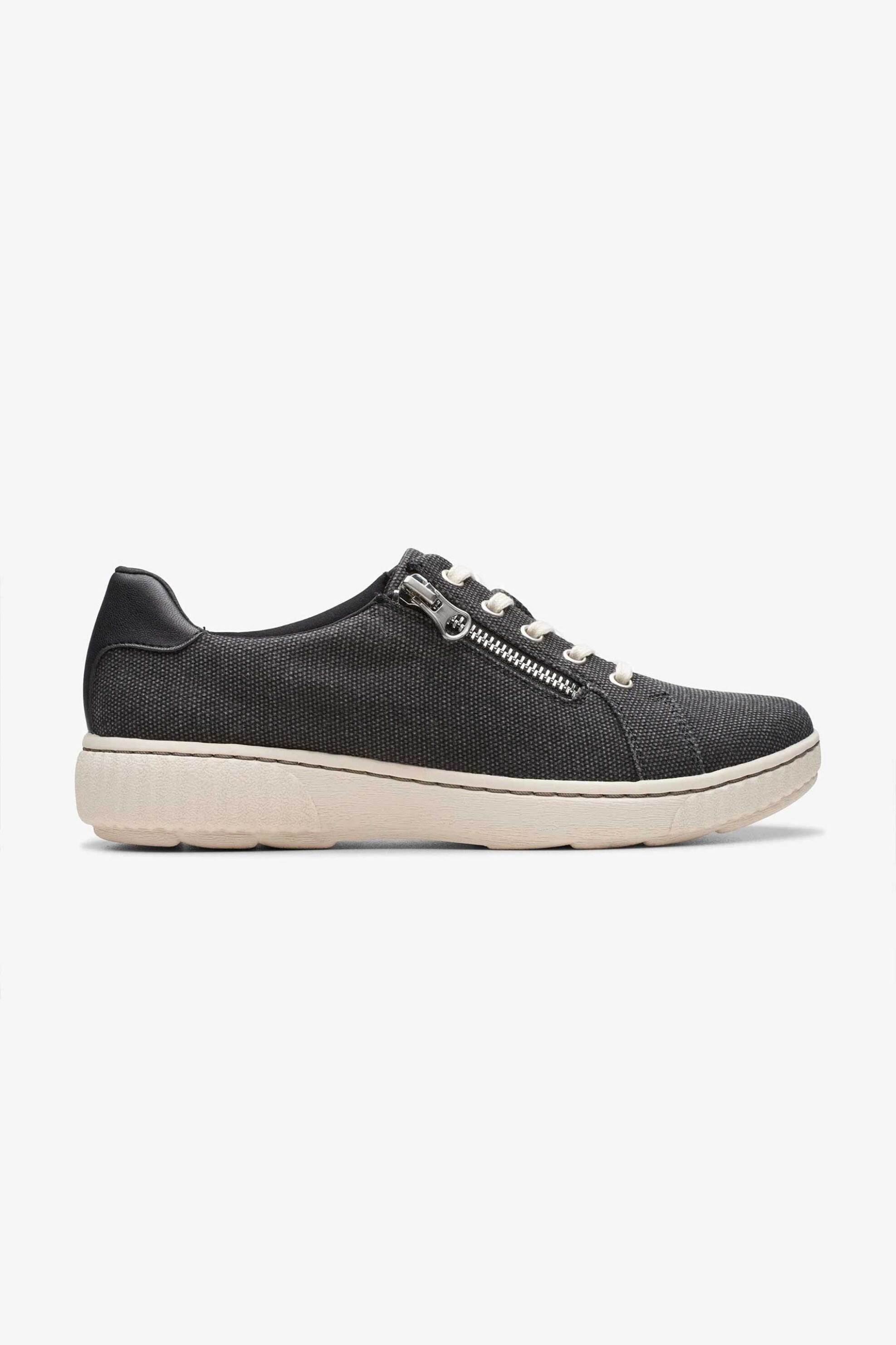 Clarks γυναικεία sneakers με φερμουάρ ''Caroline Echo'' - 26178062 Μαύρο