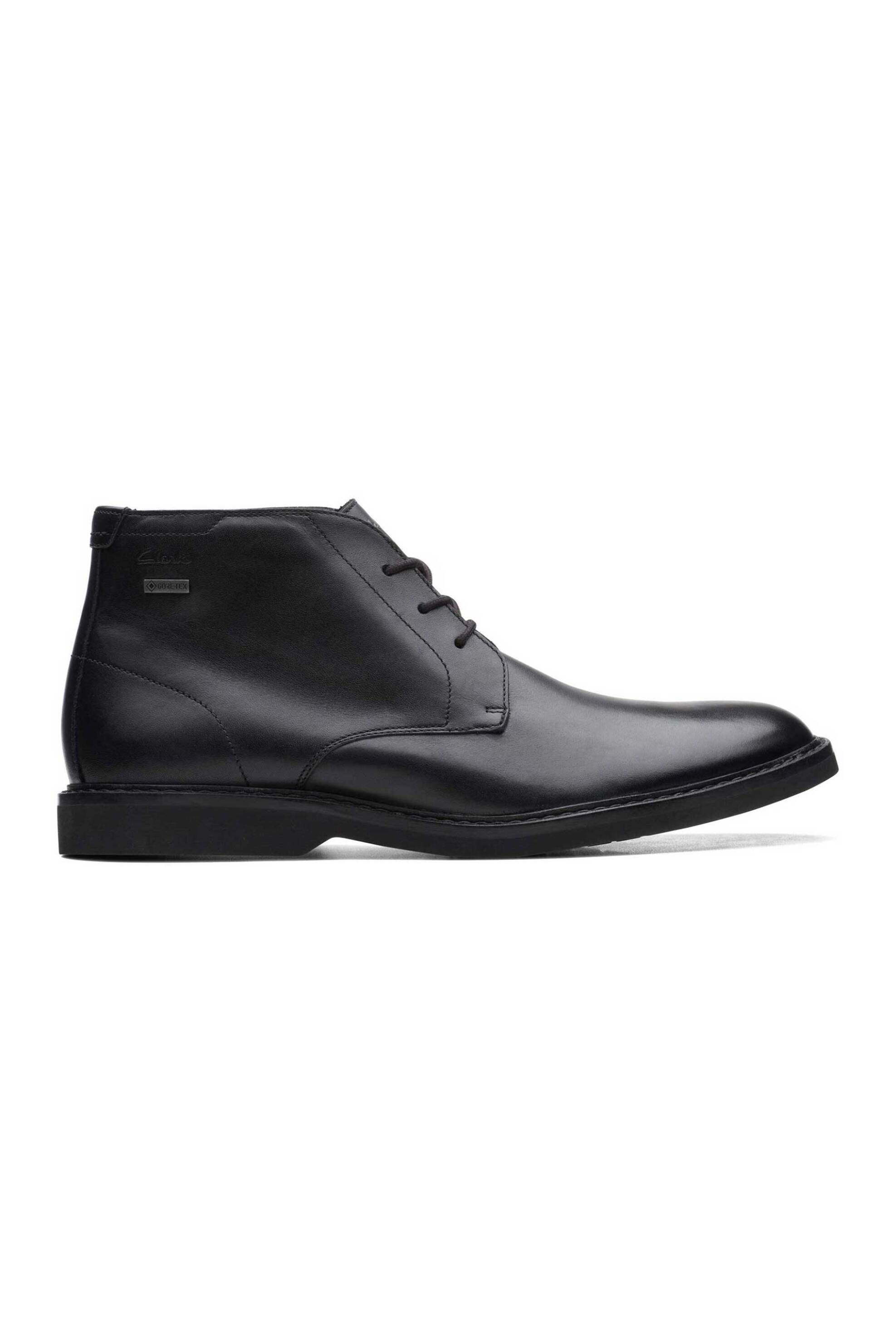 CLARKS Clarks ανδρικά δερμάτινα μποτάκια "Atticus LT Hi GTX" - 26161365 Μαύρο