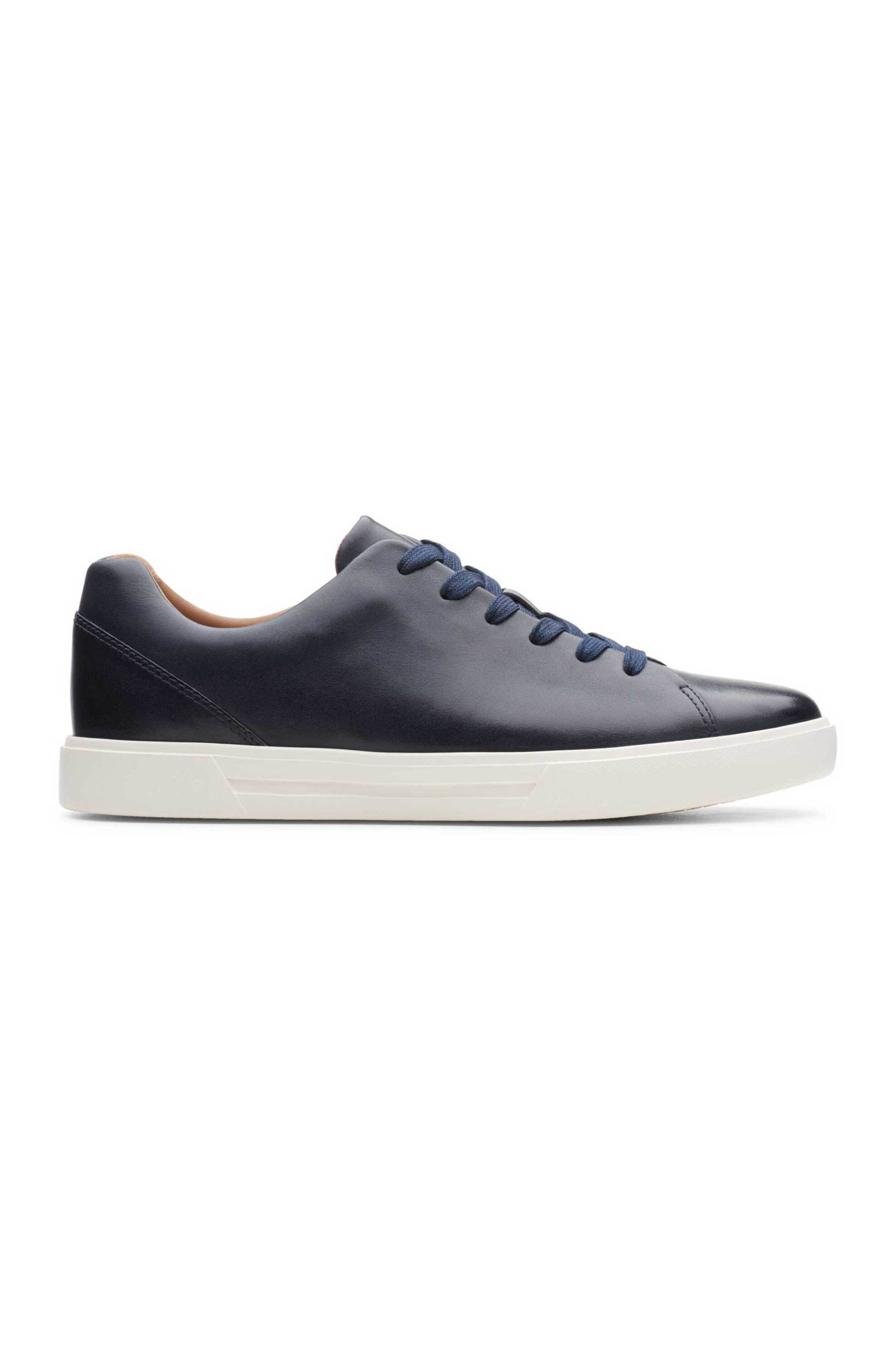 Clarks ανδρικά δερμάτινα sneakers "Un Costa" - 26148557 Μπλε Σκούρο
