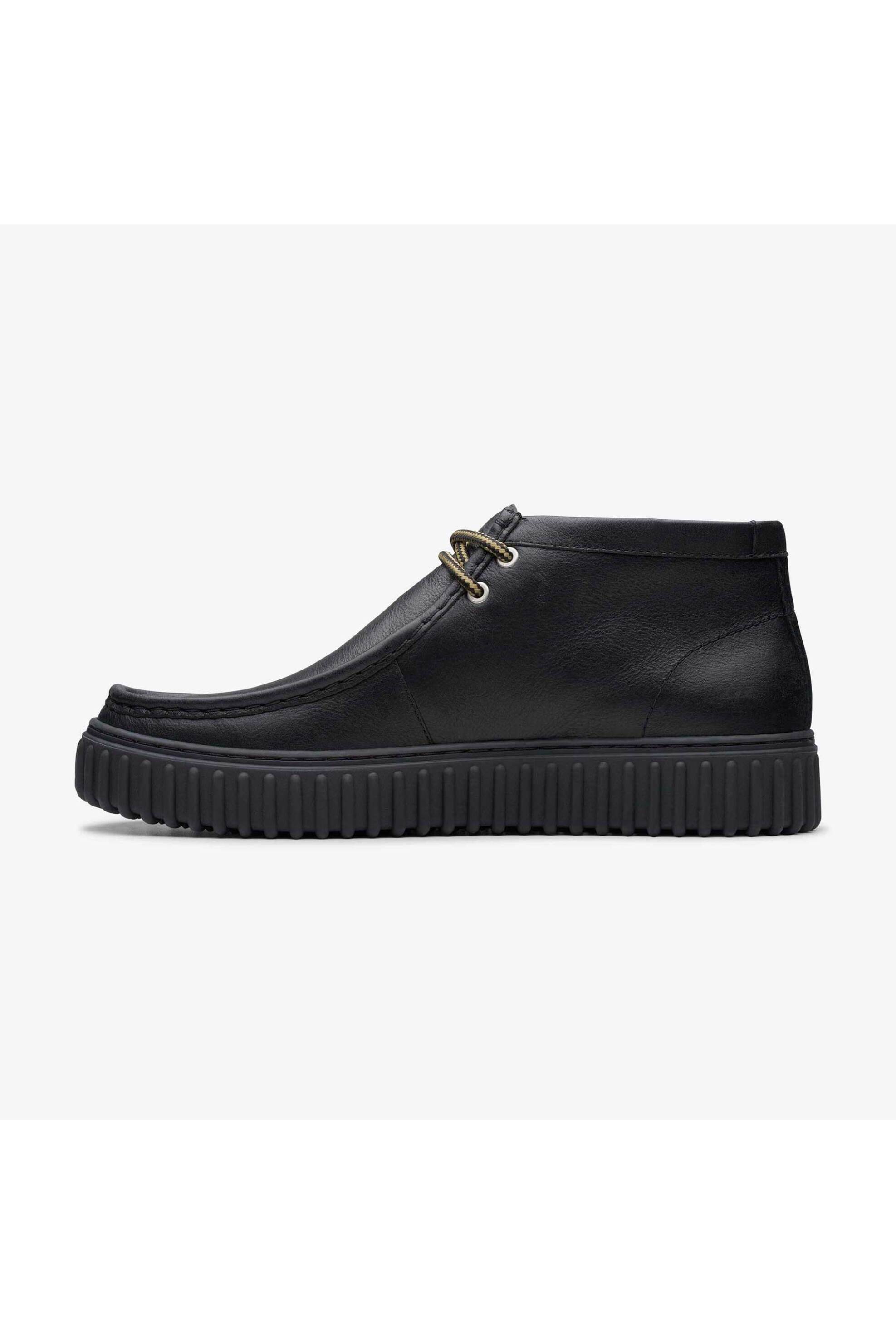 Clarks ανδρικά δερμάτινα μποτάκια ''Torhill Hi' - 26178264 Μαύρο φωτογραφία