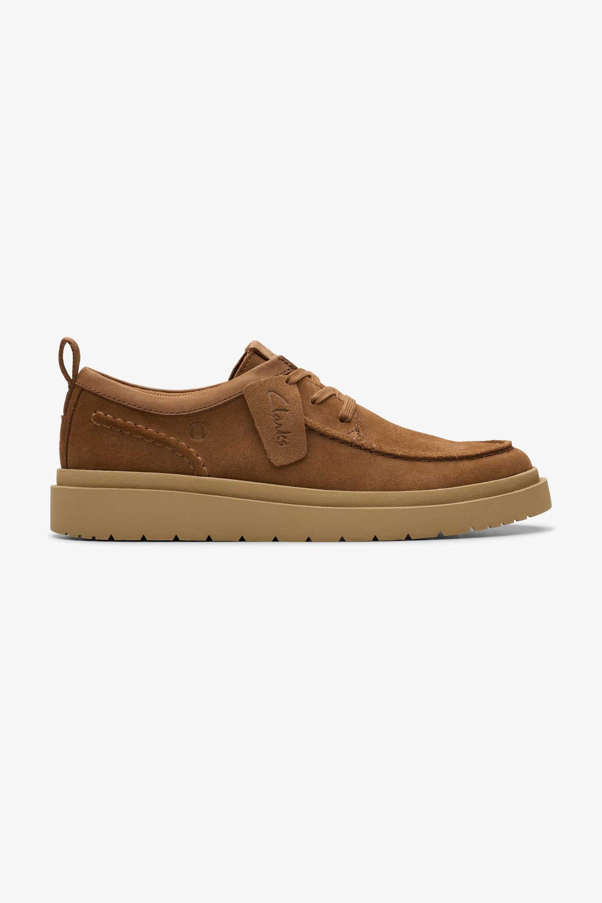 CLARKS Clarks ανδρικά suede μοκασίνια ''Polden Moc'' - 26180865 Καφέ