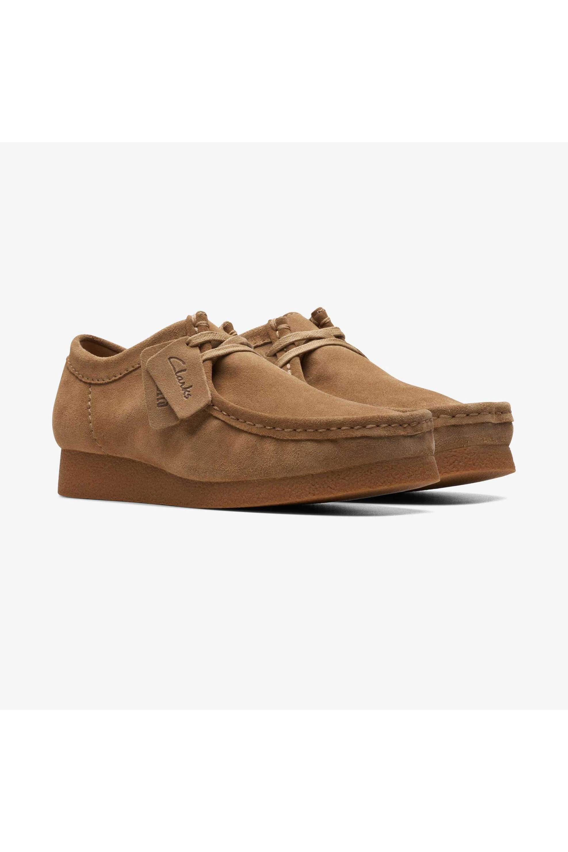 Clarks ανδρικά suede μοκασίνια ''Wallabee Evo'' - 26172821 Καμηλό φωτογραφία