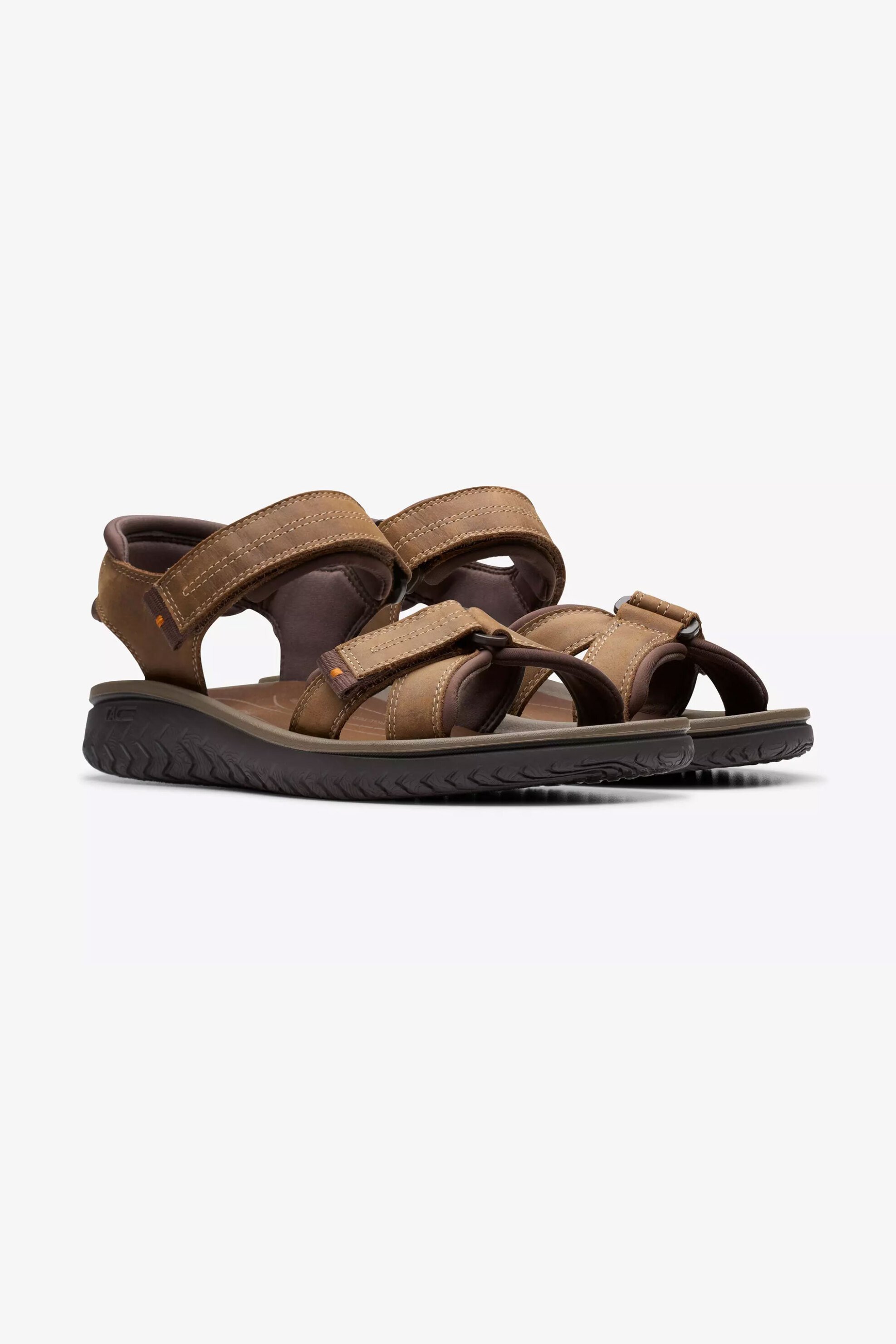 Clarks ανδρικά δερμάτινα σανδάλια "Wesley Shore" - 26182009 Καφέ φωτογραφία