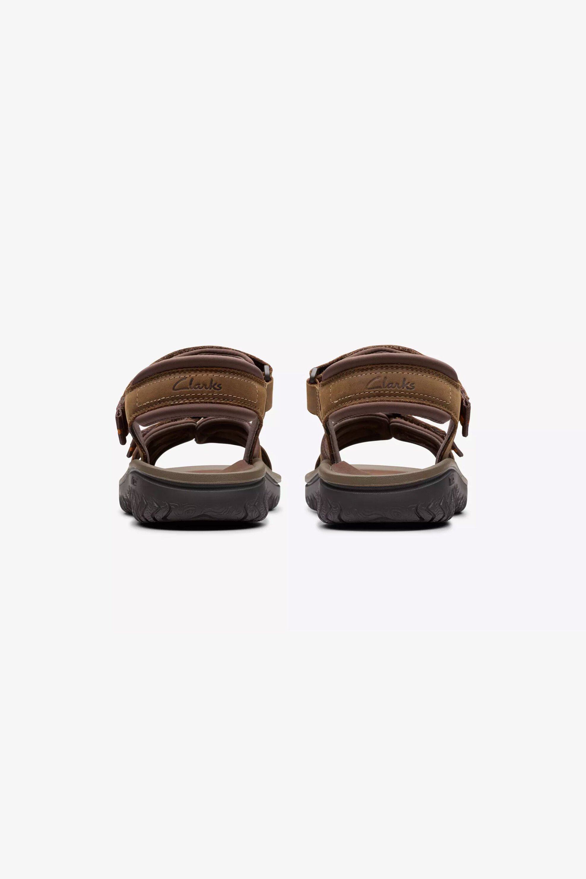 Clarks ανδρικά δερμάτινα σανδάλια "Wesley Shore" - 26182009 Καφέ φωτογραφία