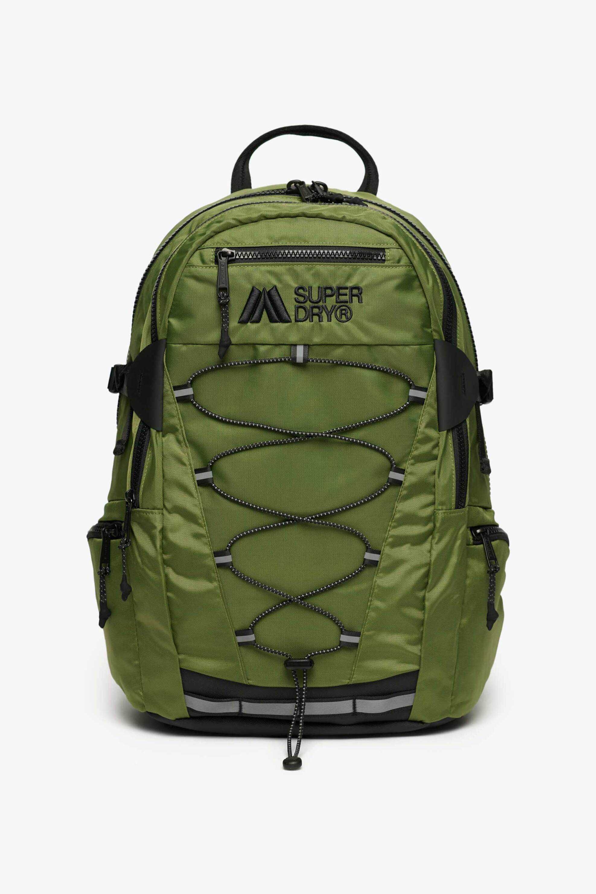 Superdry unisex backpack με λογότυπο "Outdoor" 28 L - W9110420A Λαδί