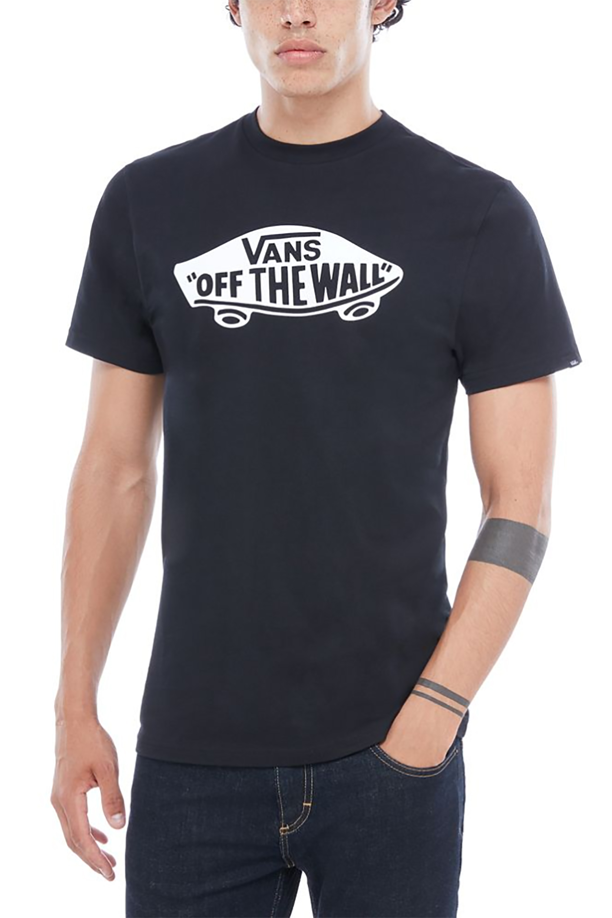 Άνδρας > ΡΟΥΧΑ > Μπλούζες > T-Shirts Vans ανδρικό T-shirt με λογότυπο OTW - VN000JAYY281 Μαύρο