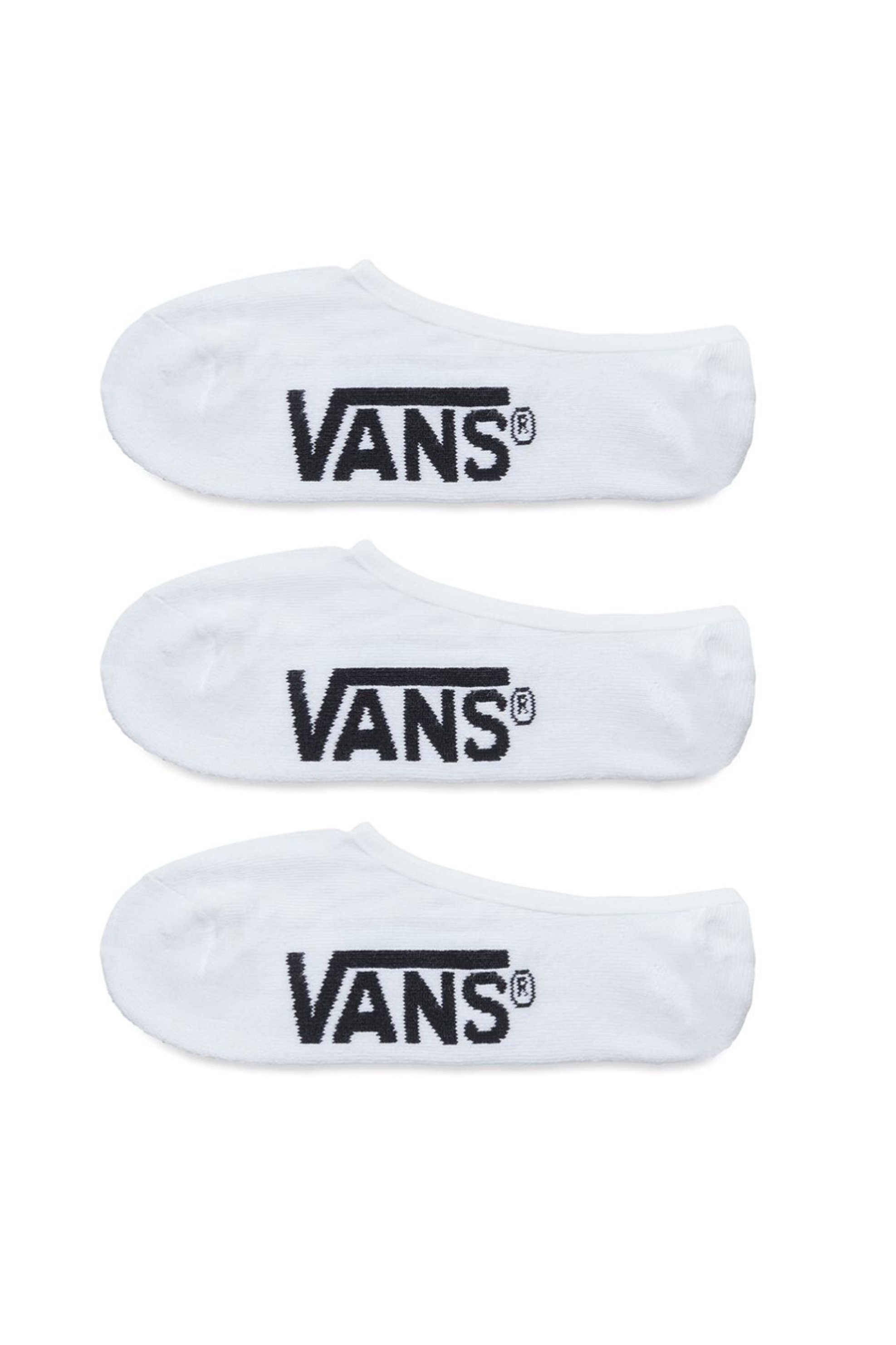 Vans ανδρικές κάλτσες σετ 3 ζεύγη Νo-show - VN000XTTWHT1 Λευκό