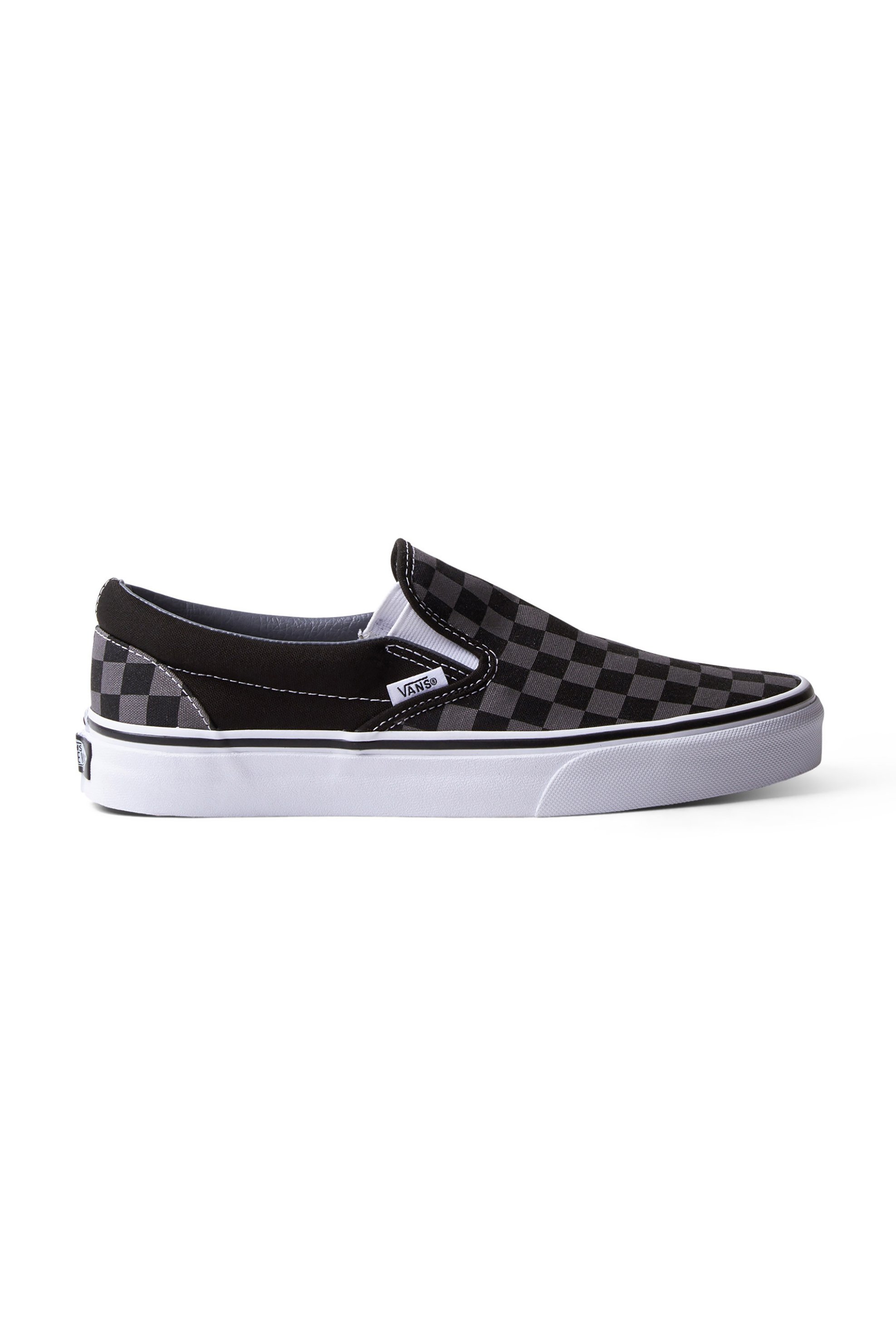 VANS Vans unisex υφασμάτινα παπούτσια με καρό σχέδιο Classic Slip-On - VN000EYEBPJ1-** Μαύρο