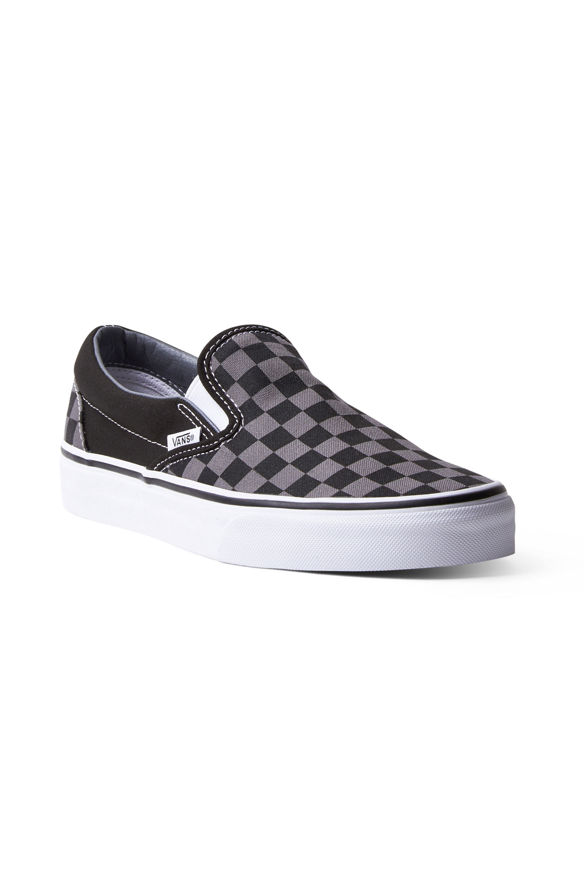Vans unisex υφασμάτινα παπούτσια με καρό σχέδιο Classic Slip-On - VN000EYEBPJ1-** Μαύρο φωτογραφία