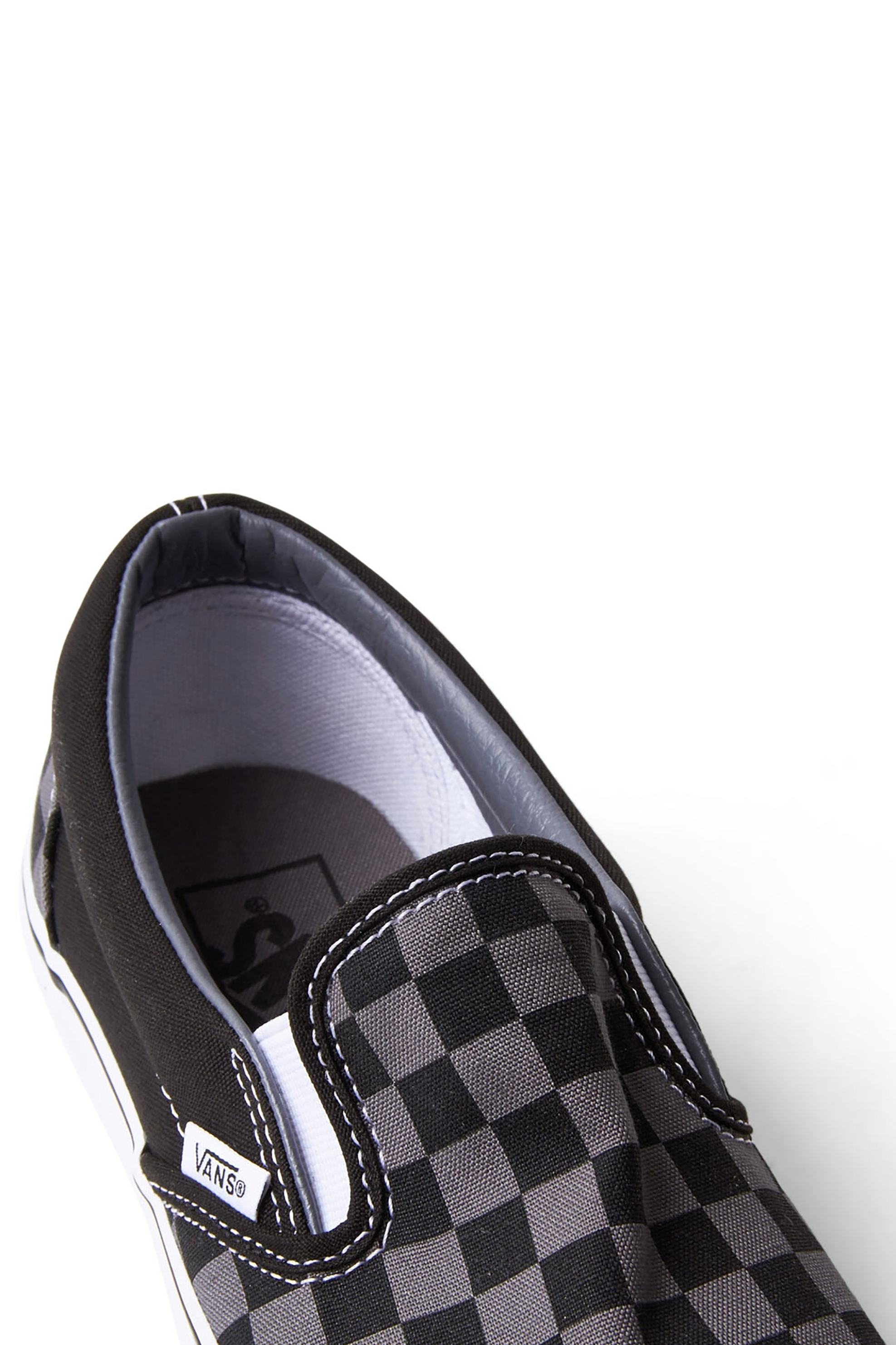 Vans unisex υφασμάτινα παπούτσια με καρό σχέδιο Classic Slip-On - VN000EYEBPJ1-** Μαύρο φωτογραφία