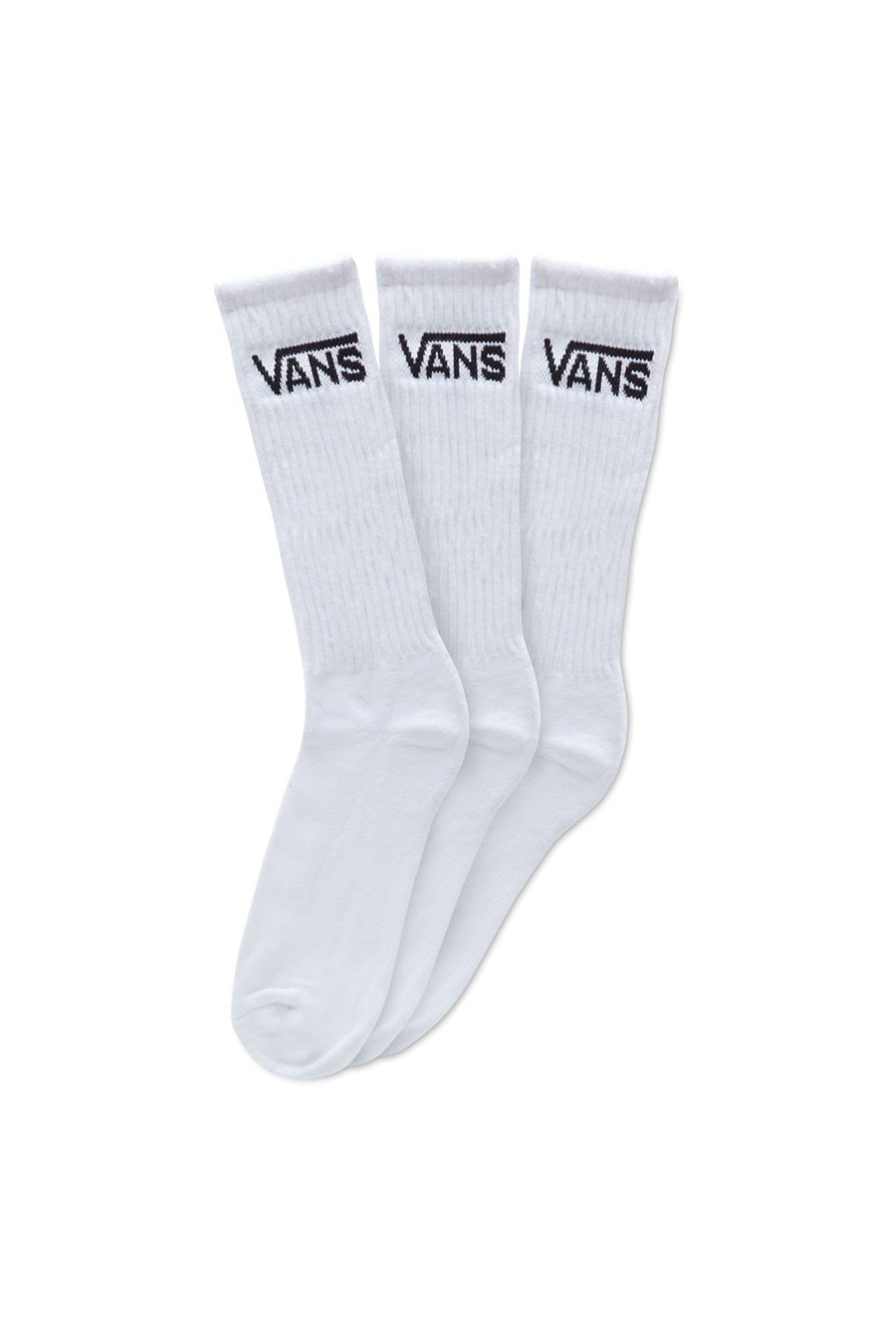 VANS Vans ανδρικές κάλτσες Classic Crew σετ 3 ζεύγη - VN000XSEWHT1 Λευκό