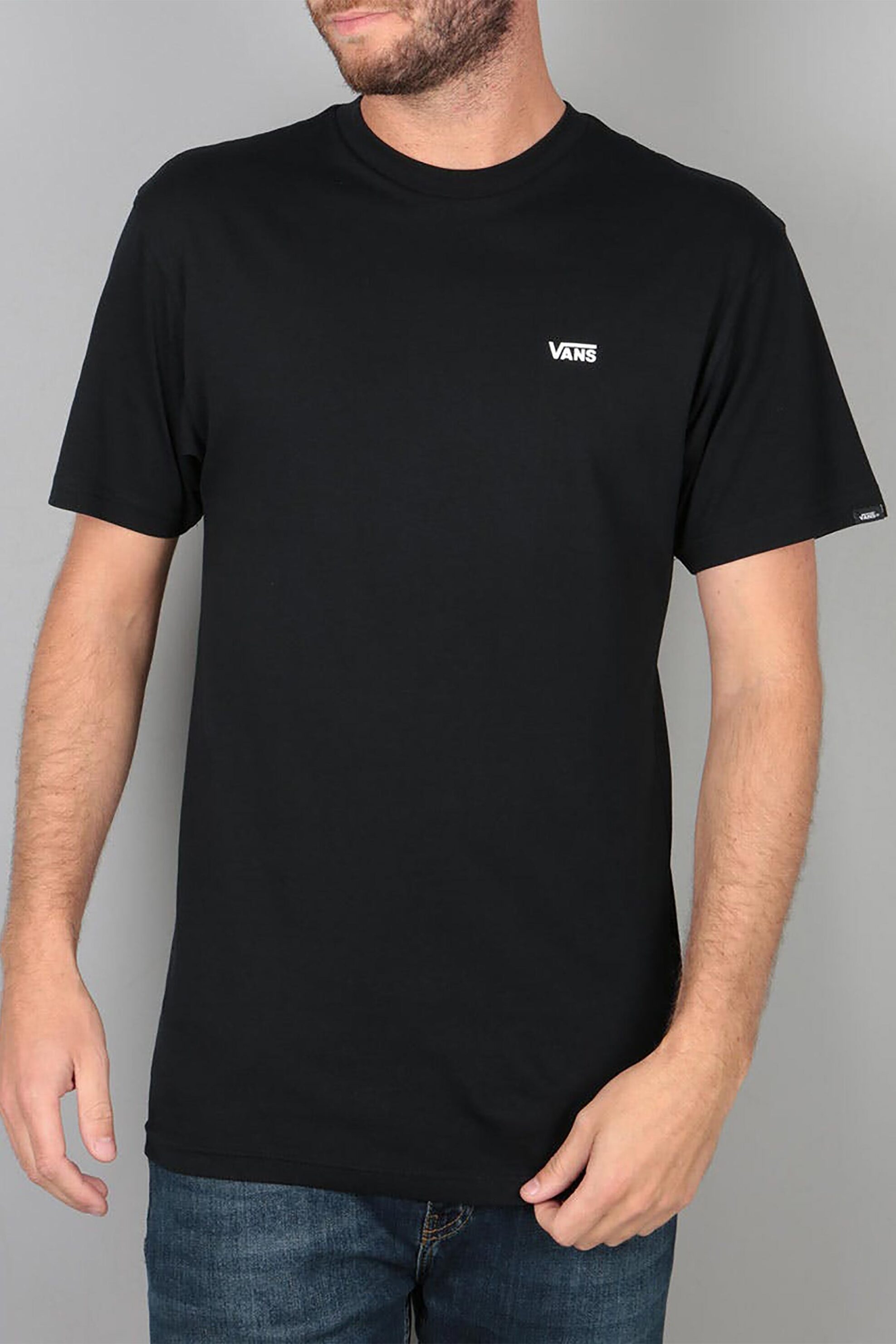 Vans ανδρικό Τ-shirt Left Chest Logo - VN0A3CZEY281 Μαύρο