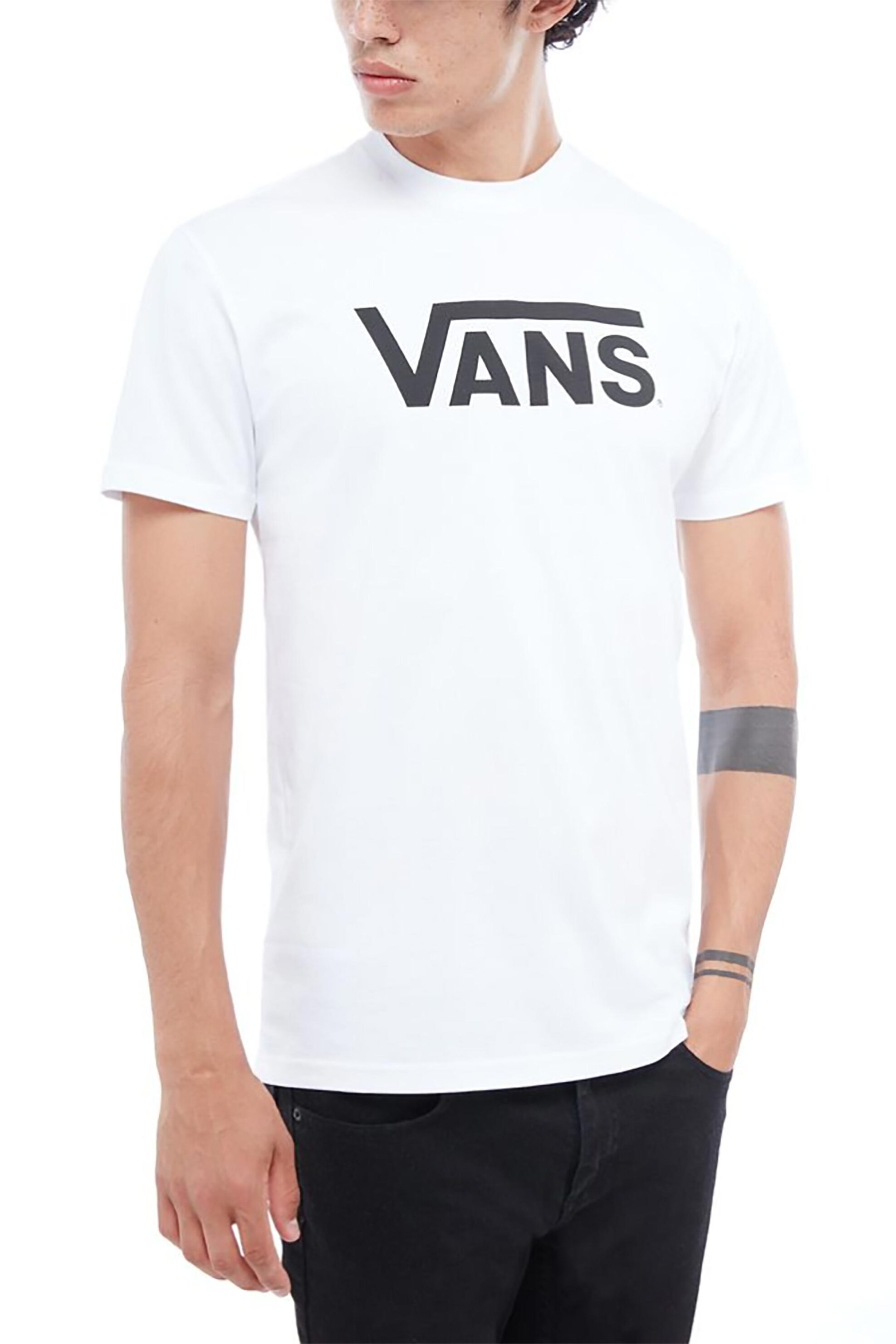 Vans ανδρικό T-shirt Classic Heather - VN000GGGYB21 Λευκό