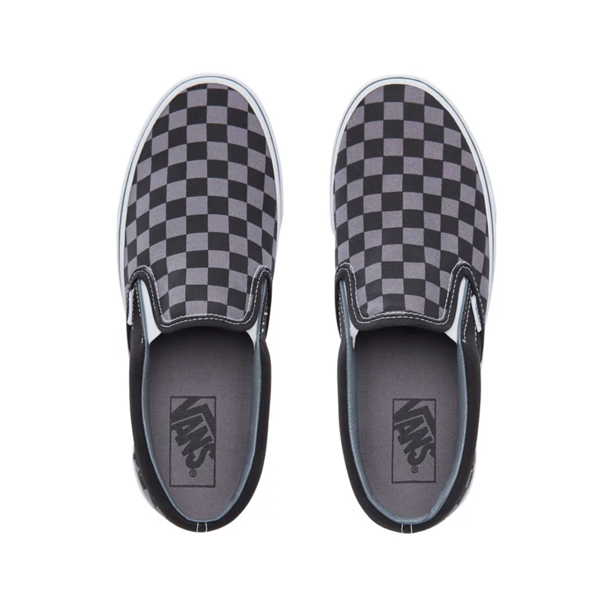 Vans unisex υφασμάτινα παπούτσια με καρό σχέδιο "Classic Slip-On" - VN000EYEBPJ1-** Μαύρο φωτογραφία