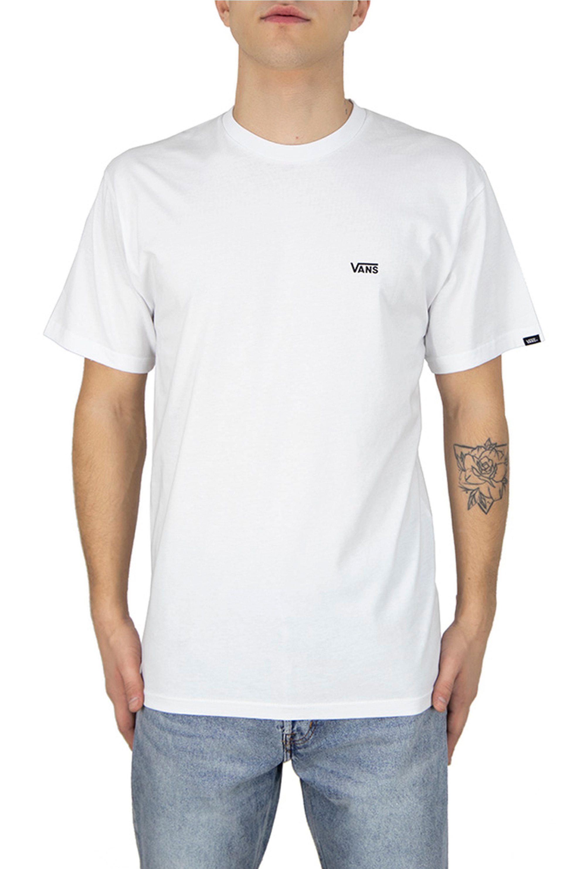VANS Vans ανδρικό T-shirt Chest Logo Tee - VN0A3CZEYB21 Λευκό