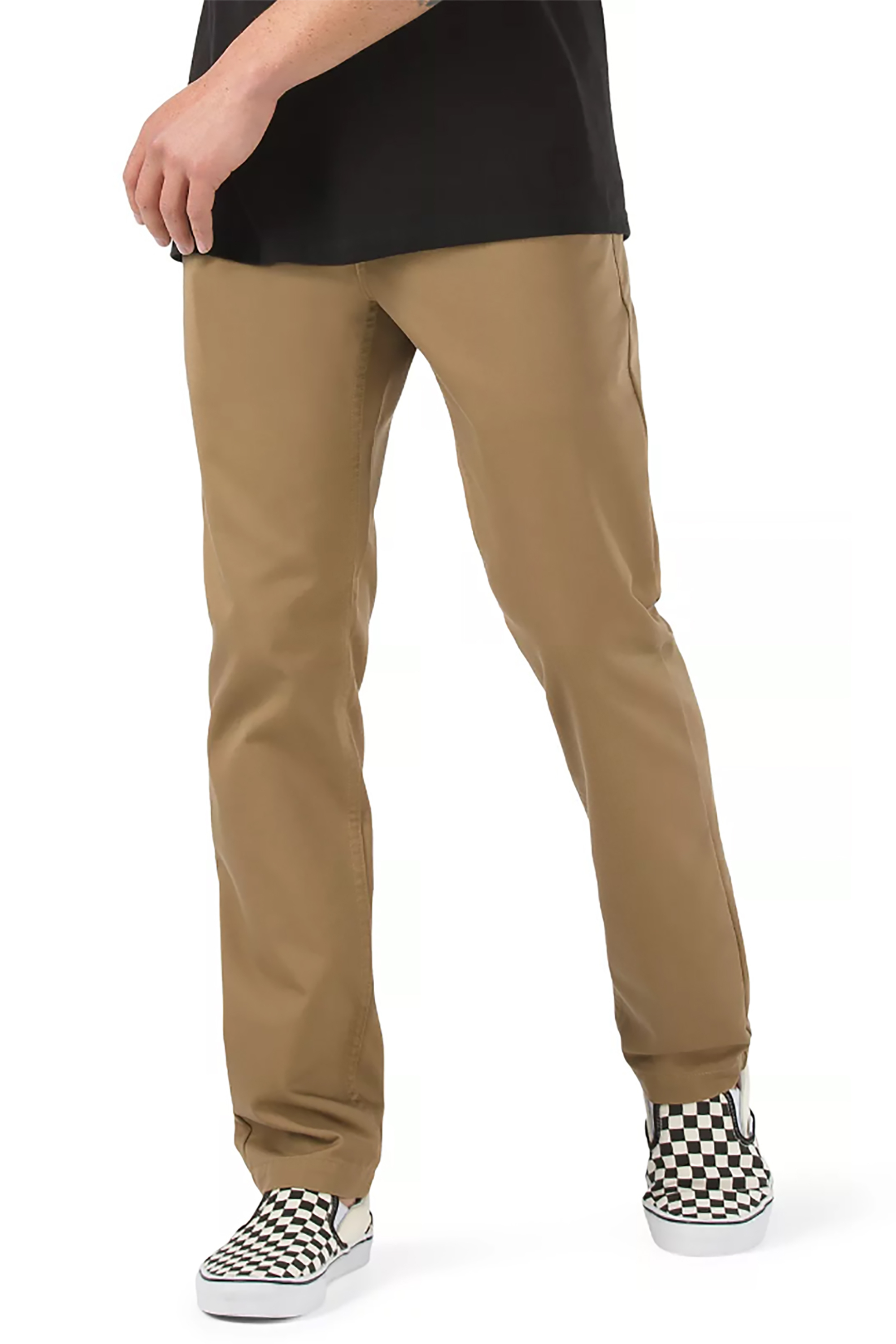 VANS Vans ανδρικό chino παντελόνι μονόχρωμο Slim Fit ''Authentic'' - VN0A5FJ7DZ91 Καμηλό