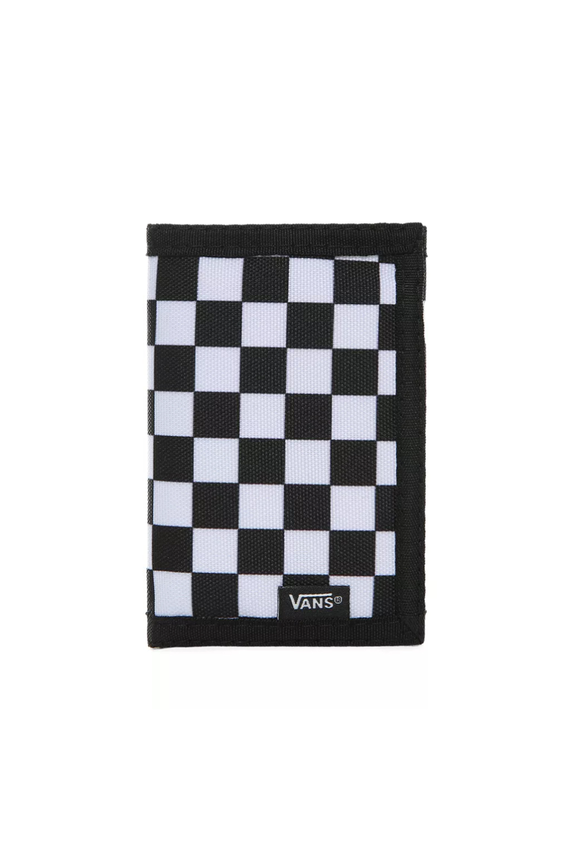 VANS Vans unisex πορτοφόλι με all-over checkerboard print "Slipped" - VN000C32HU01 Μαύρο