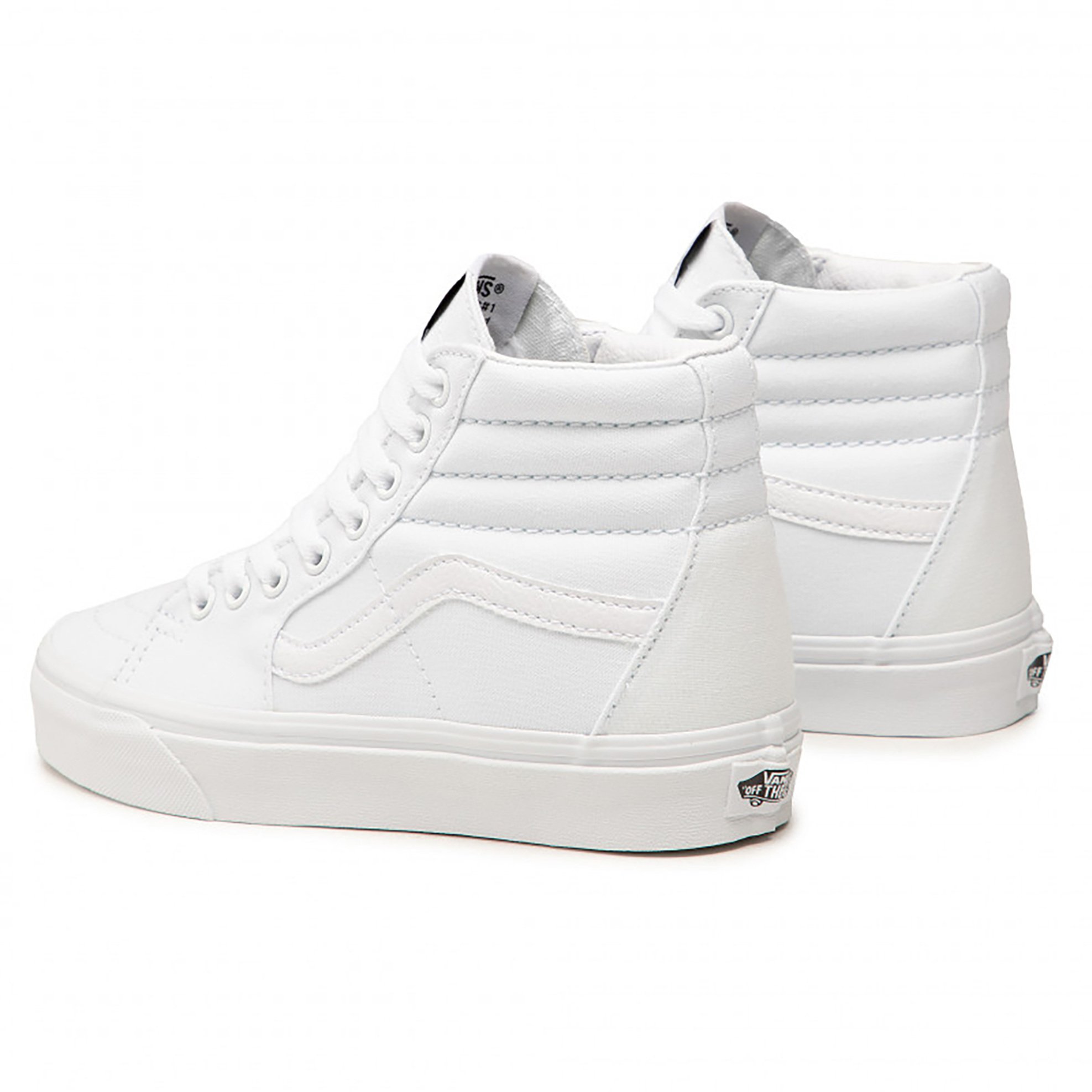 Vans unisex sneakers μποτάκια μονόχρωμα με κορδόνια "Sk8-Hi" - VN000D5IW001 Λευκό φωτογραφία
