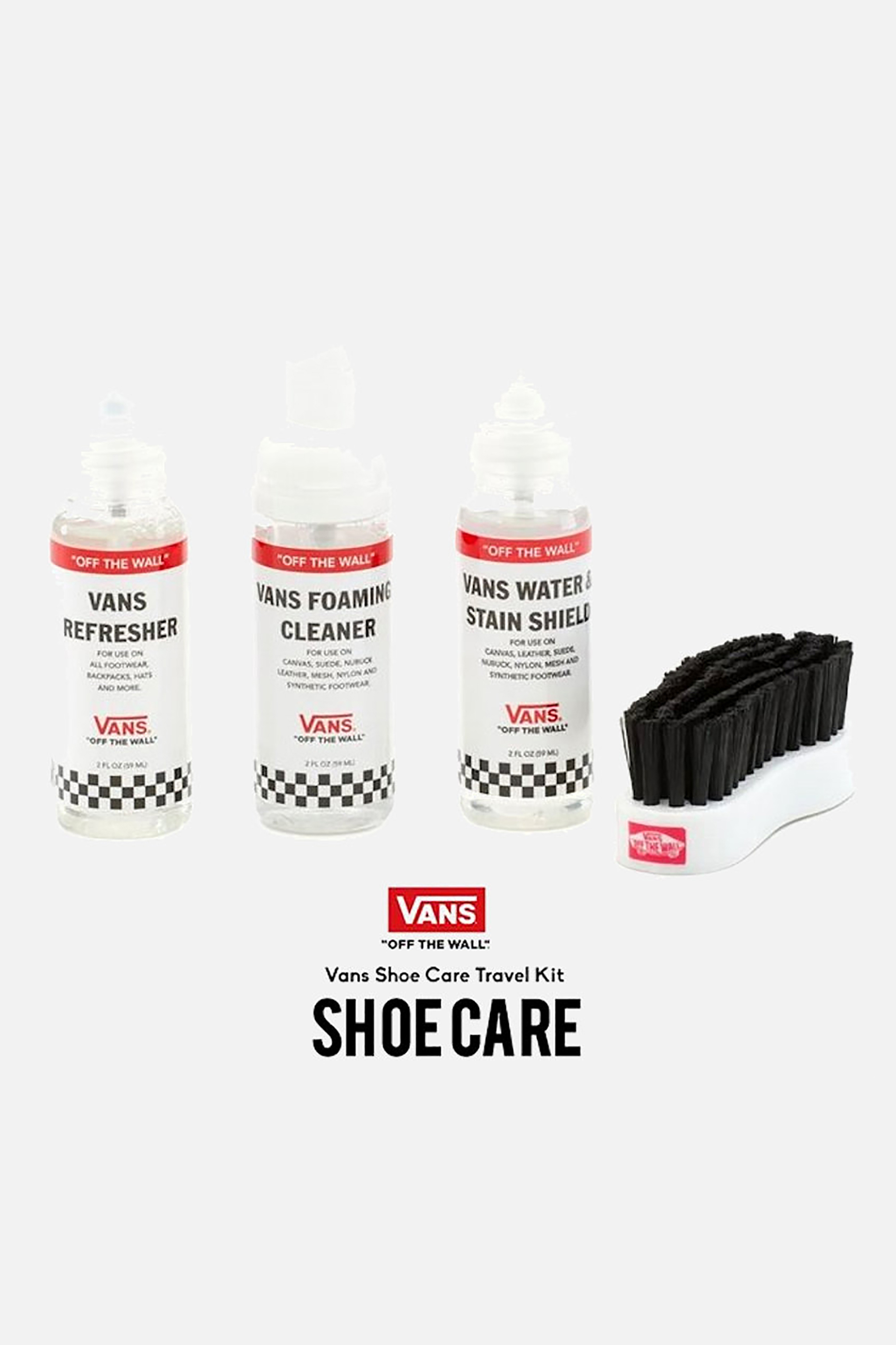 Ανδρική Μόδα > Ανδρικά Αξεσουάρ > Ανδρικά Αξεσουάρ Παπουτσιών Vans Shoe Care Travel Kit (4 τεμάχια) - VN0A3IHTWHT1 Λευκό