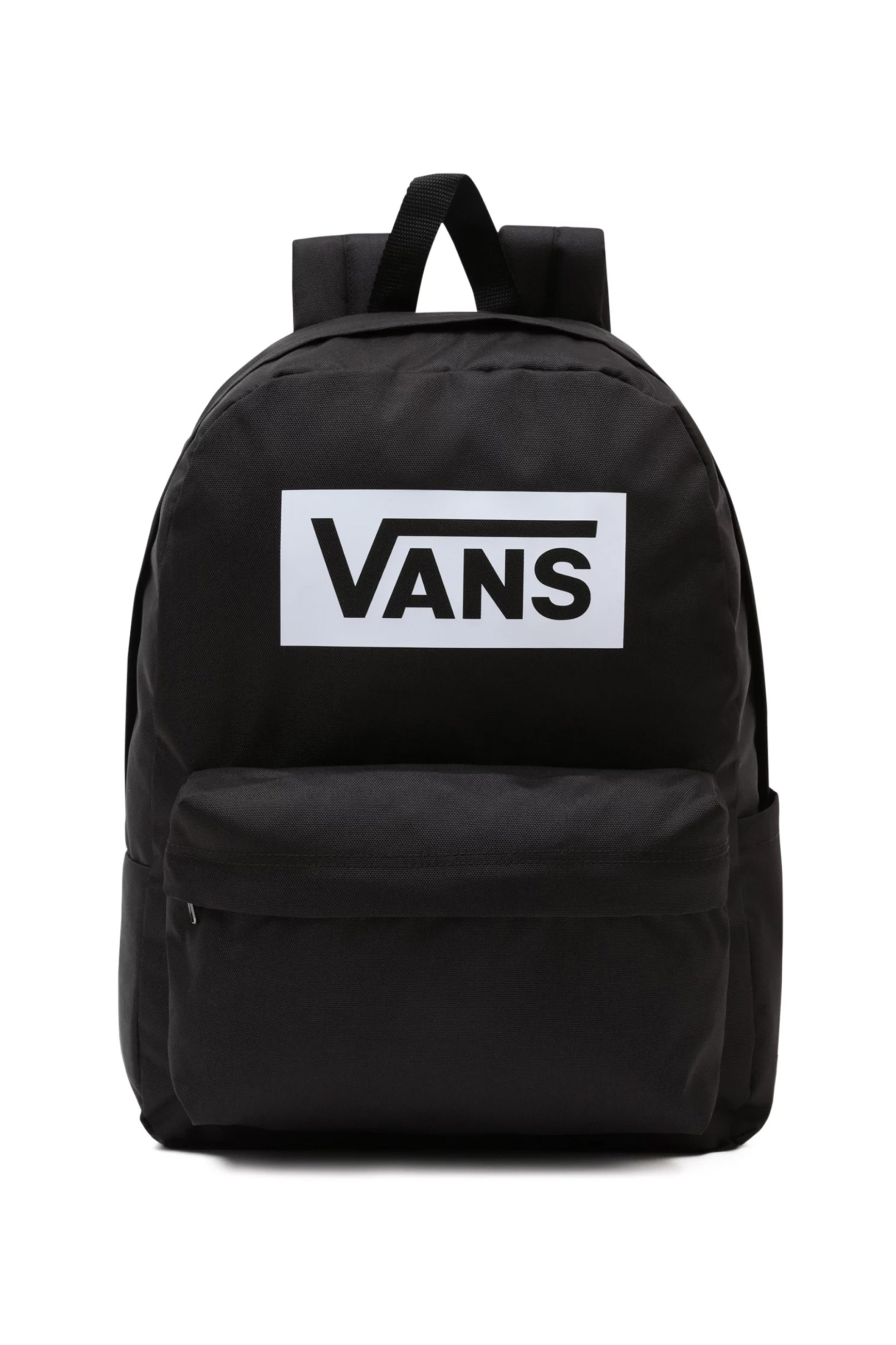 Ανδρική Μόδα > Ανδρικές Τσάντες > Ανδρικά Σακίδια & Backpacks Vans ανδρικό backpack μονόχρωμο με bold contrast logo graphic "Old skool boxed" - VN0A7SCHBLK1 Μαύρο