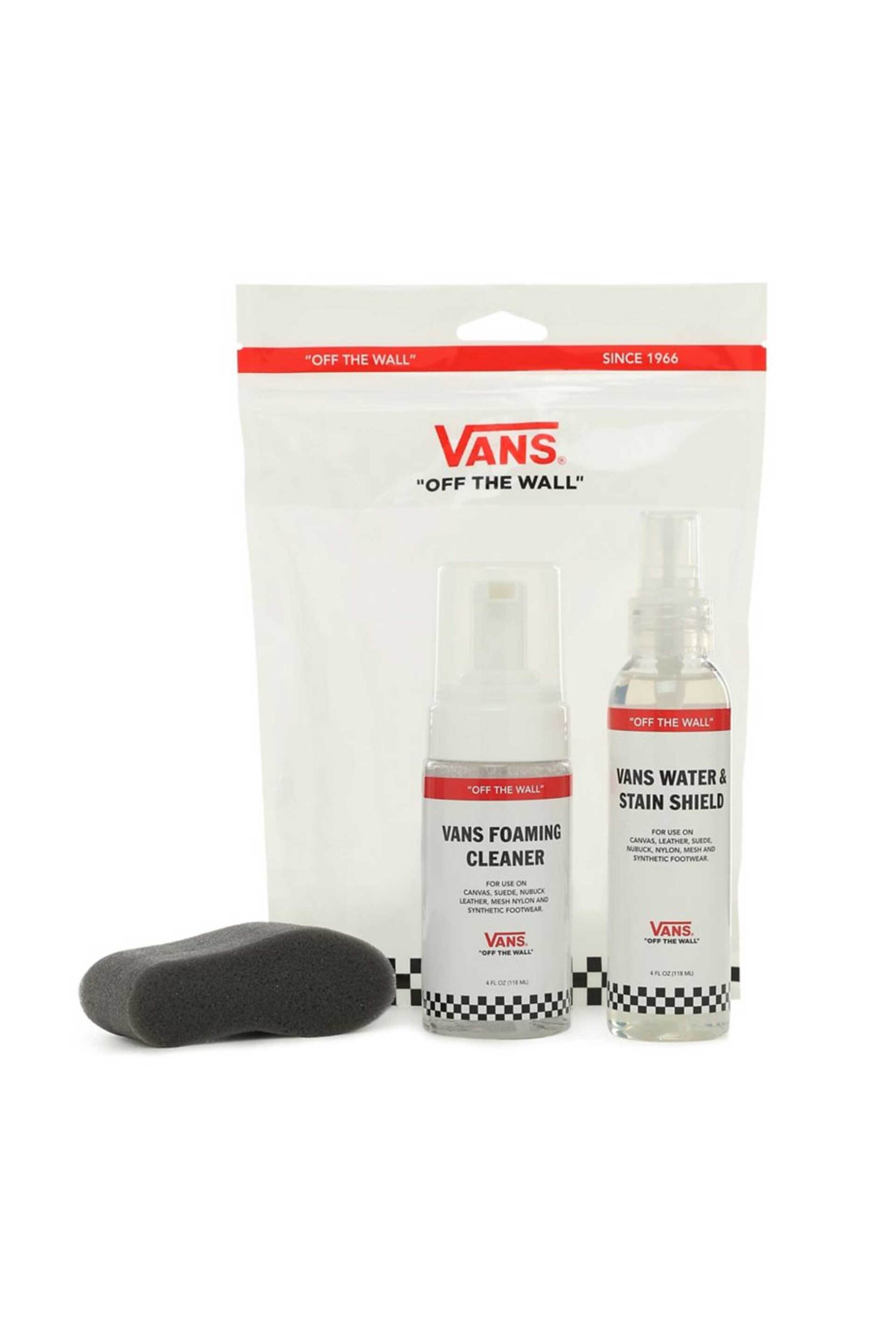 VANS Vans σετ περιποίησης παπουτσιών "Vans Shoe Care Canvas Kit" (3 τεμάχια) - VN0A45DAWHT1 Λευκό