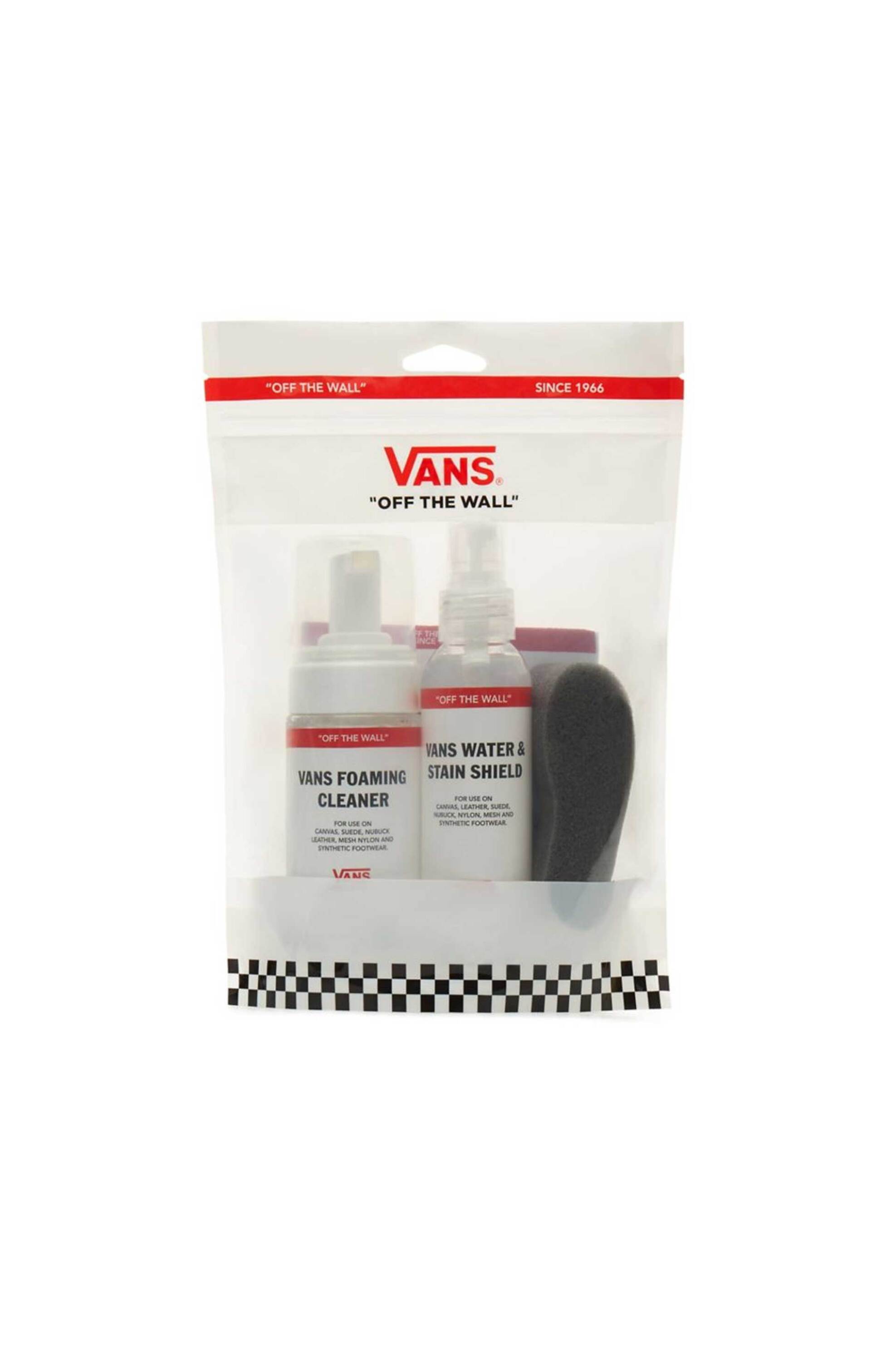 Vans σετ περιποίησης παπουτσιών "Vans Shoe Care Canvas Kit" (3 τεμάχια) - VN0A45DAWHT1 Λευκό φωτογραφία