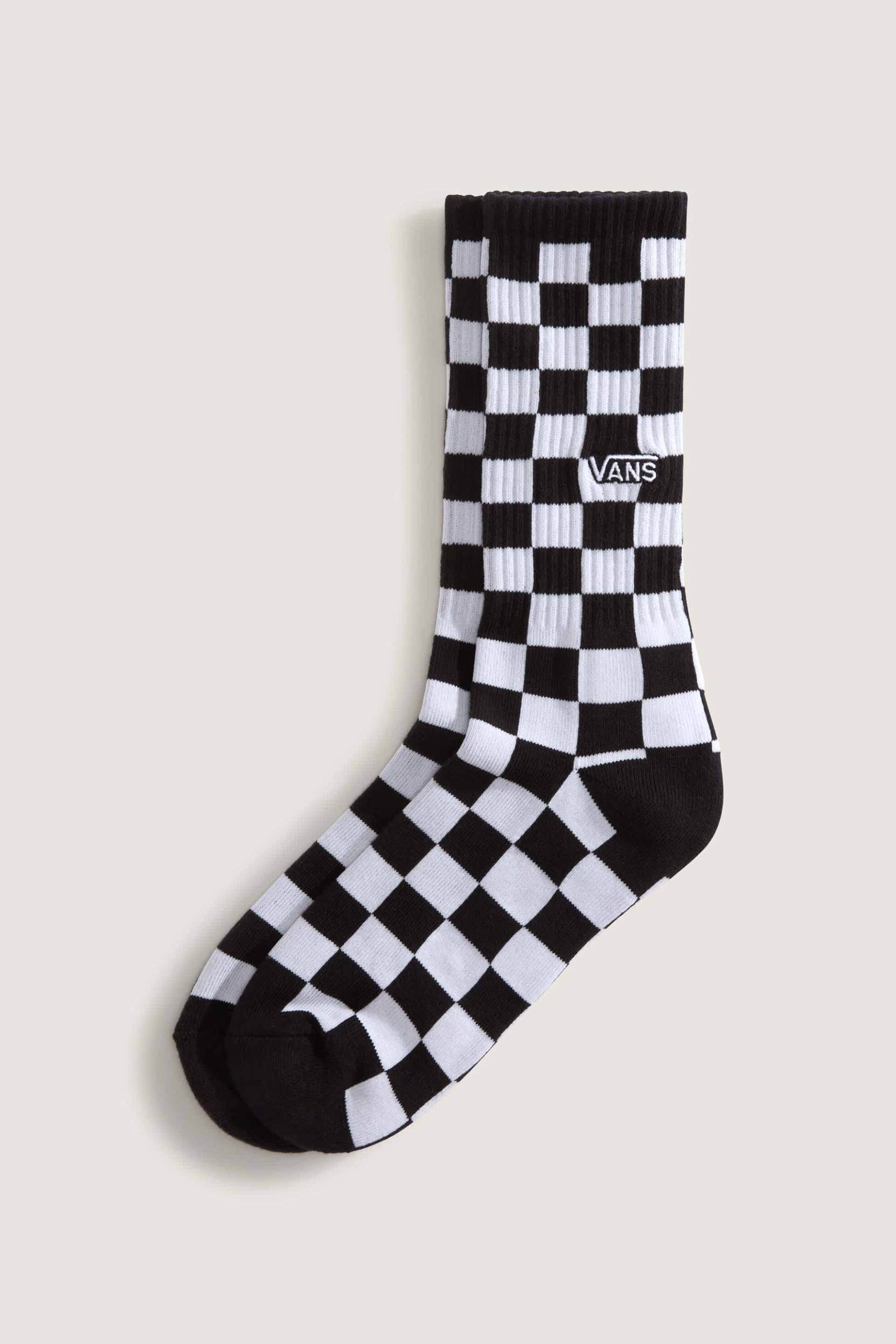Vans unisex μακριές κάλτσες με λογότυπο "Checkerboard" - VN000QBDY281 Ασπρόμαυρο