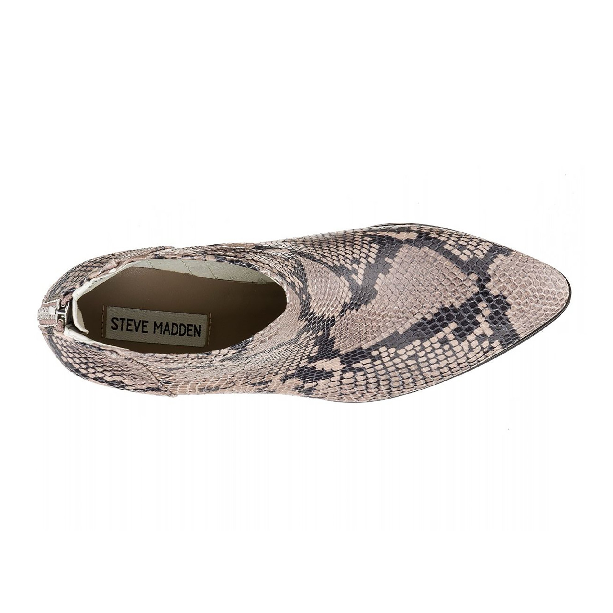 Steve Madden Γυναικεία Μποτάκια με Snakeskin Print Jillian&Apos - 744-Jillian Ta Sn Μπεζ