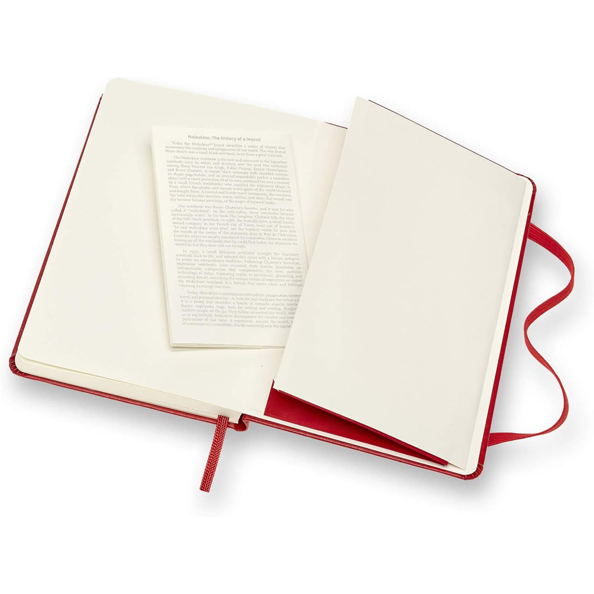Moleskine Σημειωματάριο Μονόχρωμο Classic Notebook Scarlet Pocket Κόκκινο - Qp012R