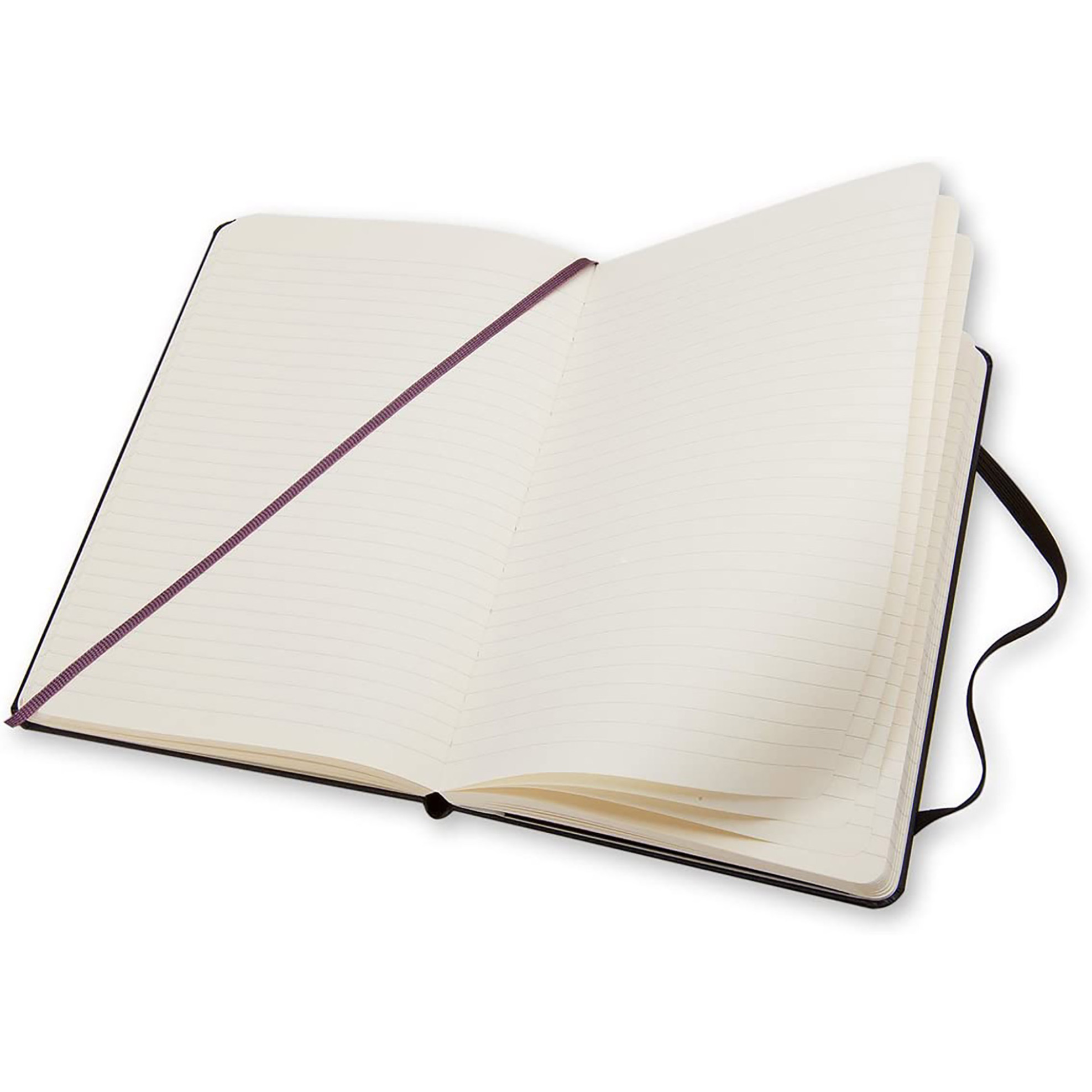 Moleskine Σημειωματάριο Μονόχρωμο Classic Notebook Ruled L Μαύρο - Qp060