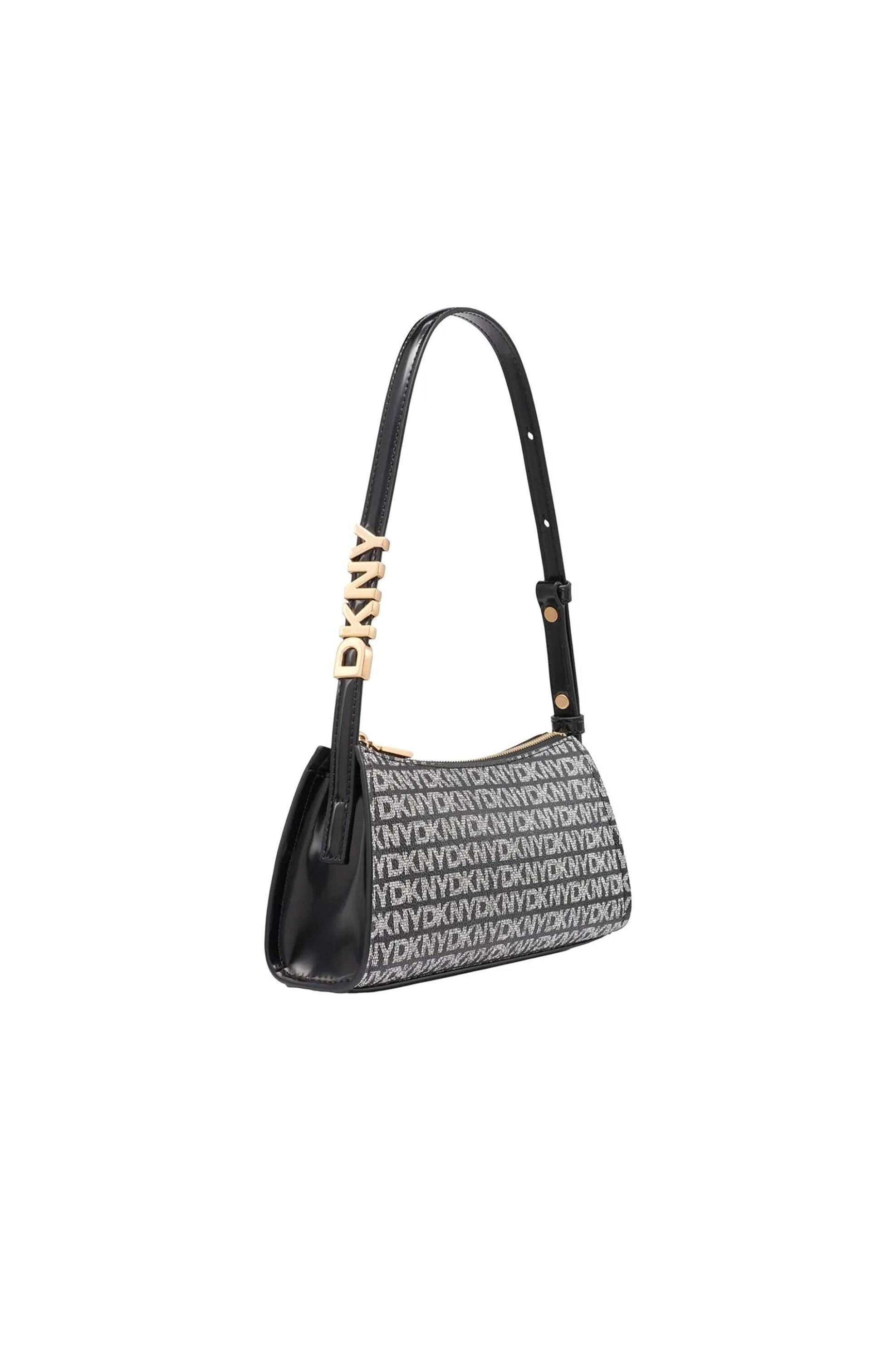 DKNY γυναικεία τσάντα ώμου με all-over logo print 