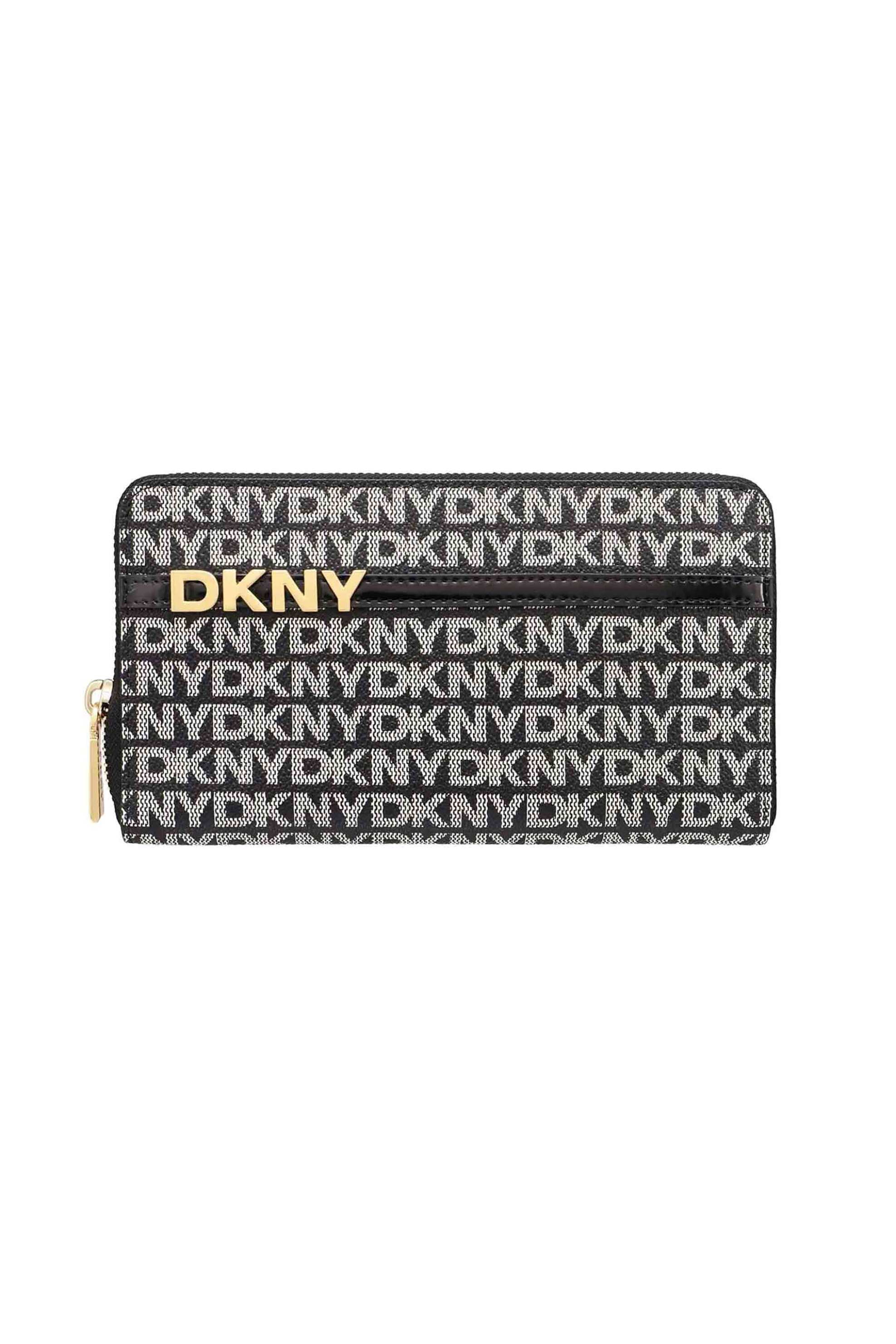 DKNY γυναικείο πορτοφόλι με all-over logo print 