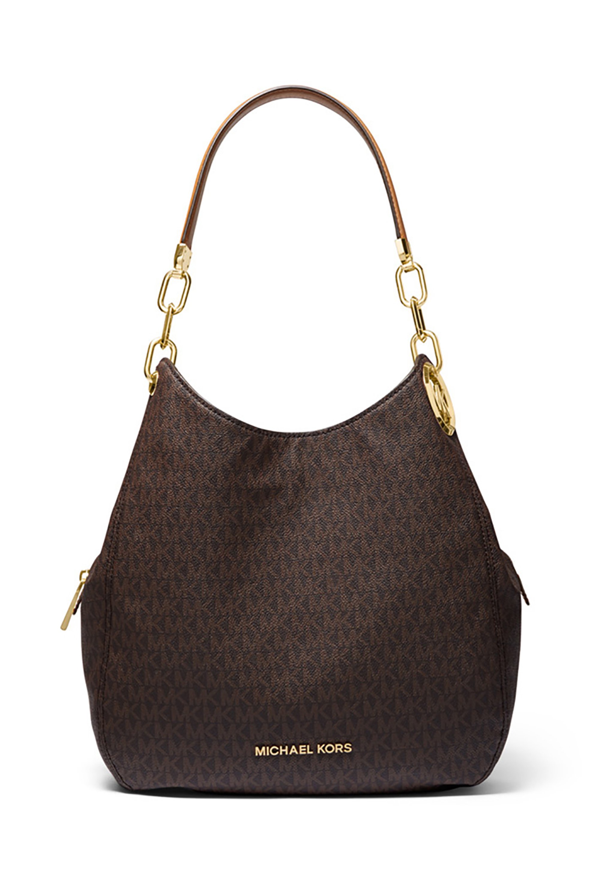 Μichael Kors γυναικεία τσάντα ώμου "Lillie Large Logo" - 30T9G0LE3B Καφέ