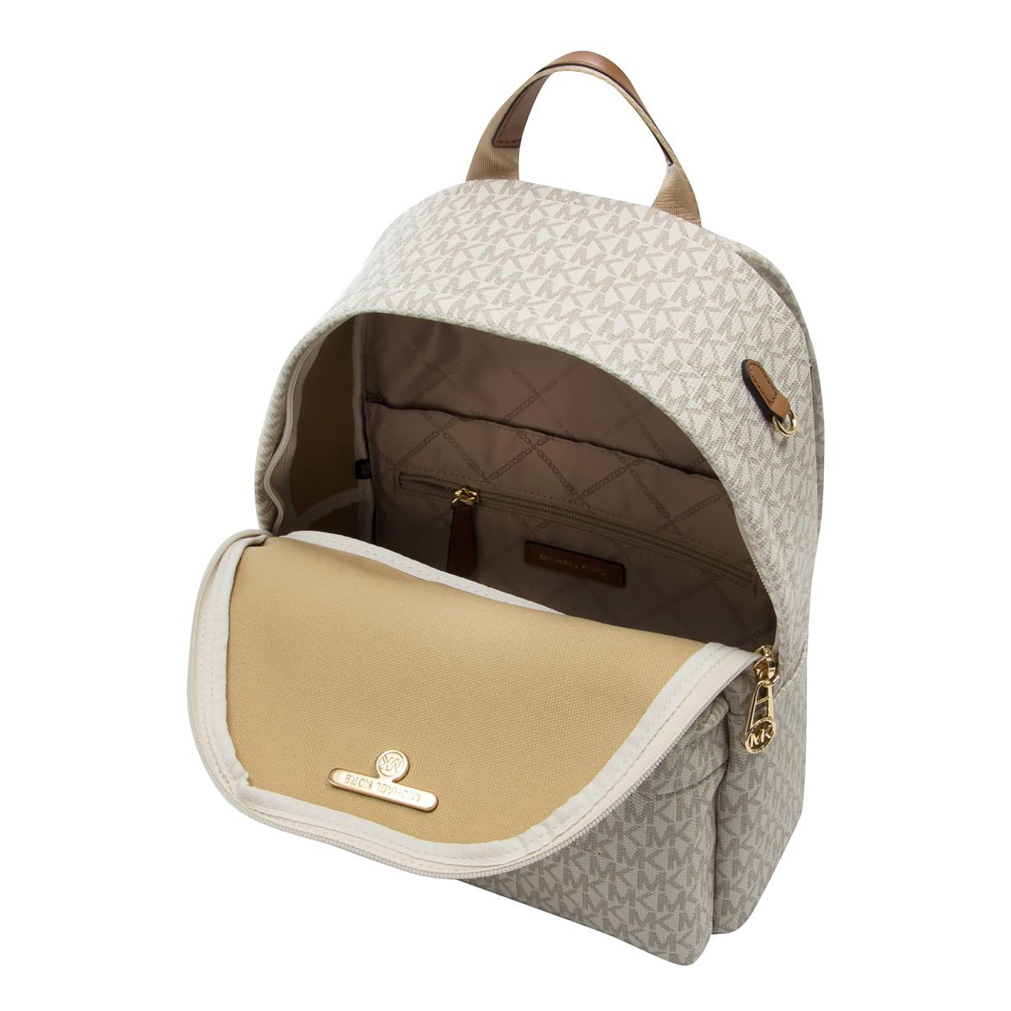 Michael Kors Γυναικείο Backpack με Αλυσίδα Slater - 30T0G04B6B Εκρού