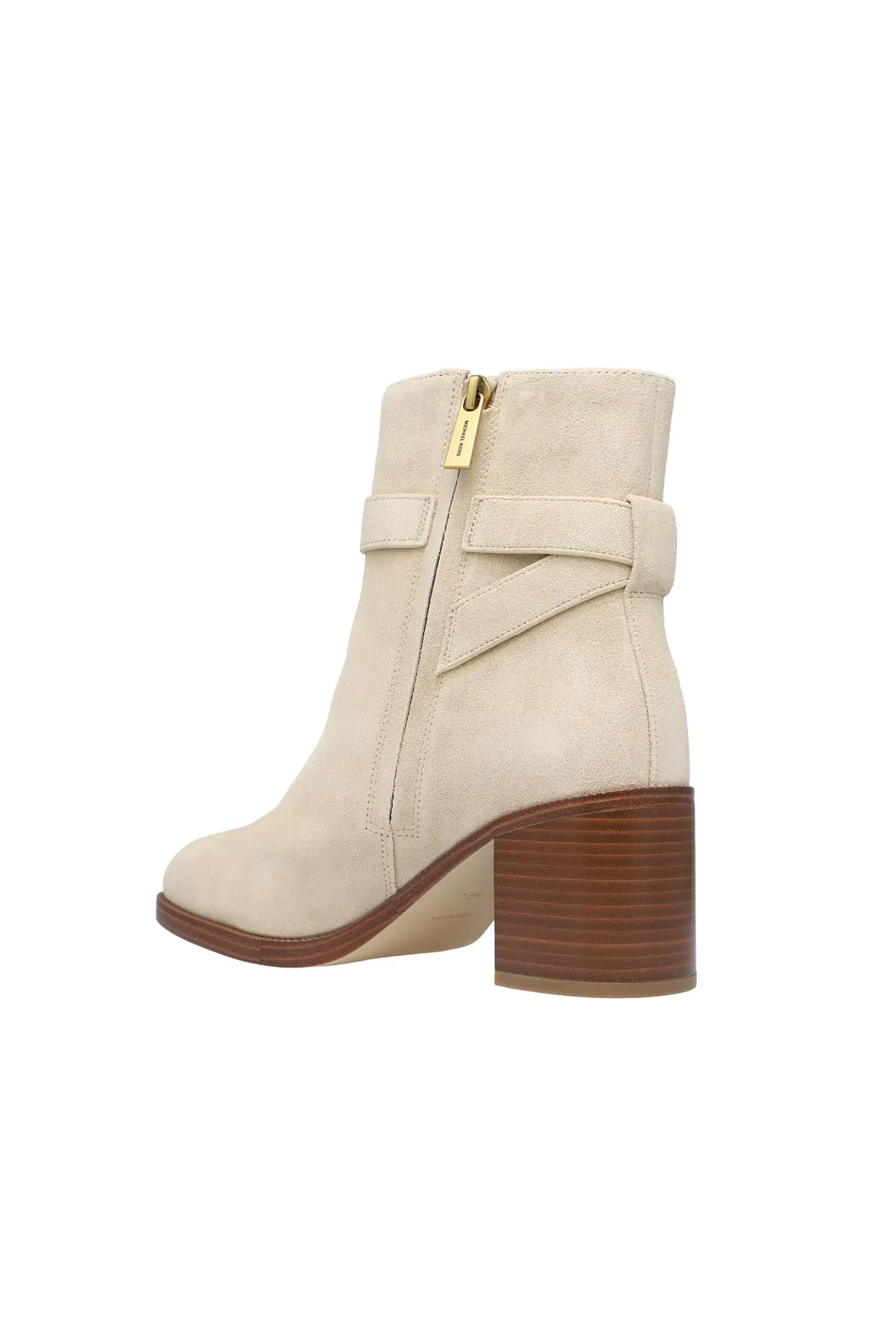 MICHAEL KORS Michael Kors γυναικεία suede μποτάκια "Rachel" - 40T6RCME5S Εκρού - 3