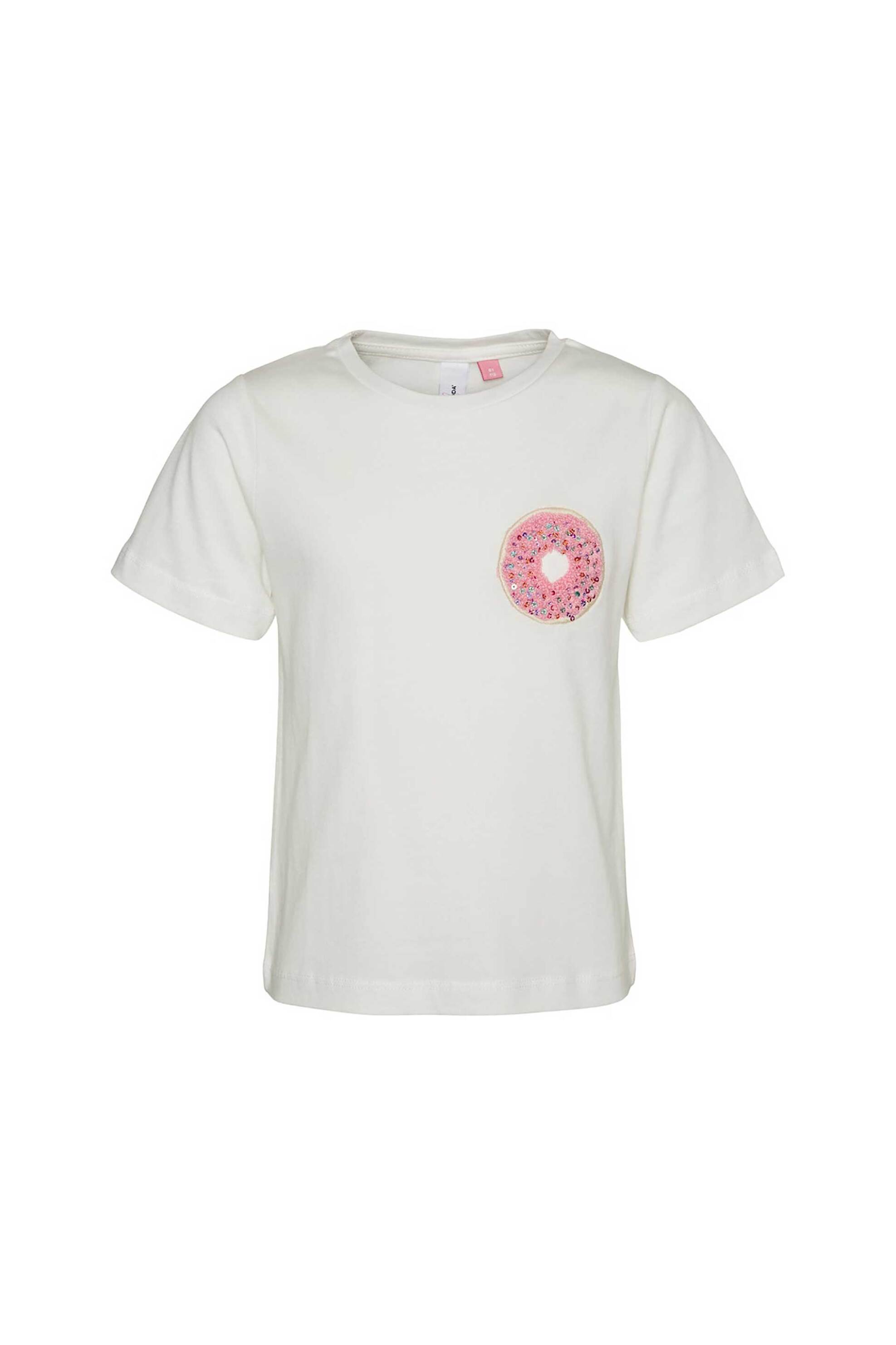 Vero Moda Παιδικό T-Shirt Βαμβακερό με Patch - 10285292 Λευκό