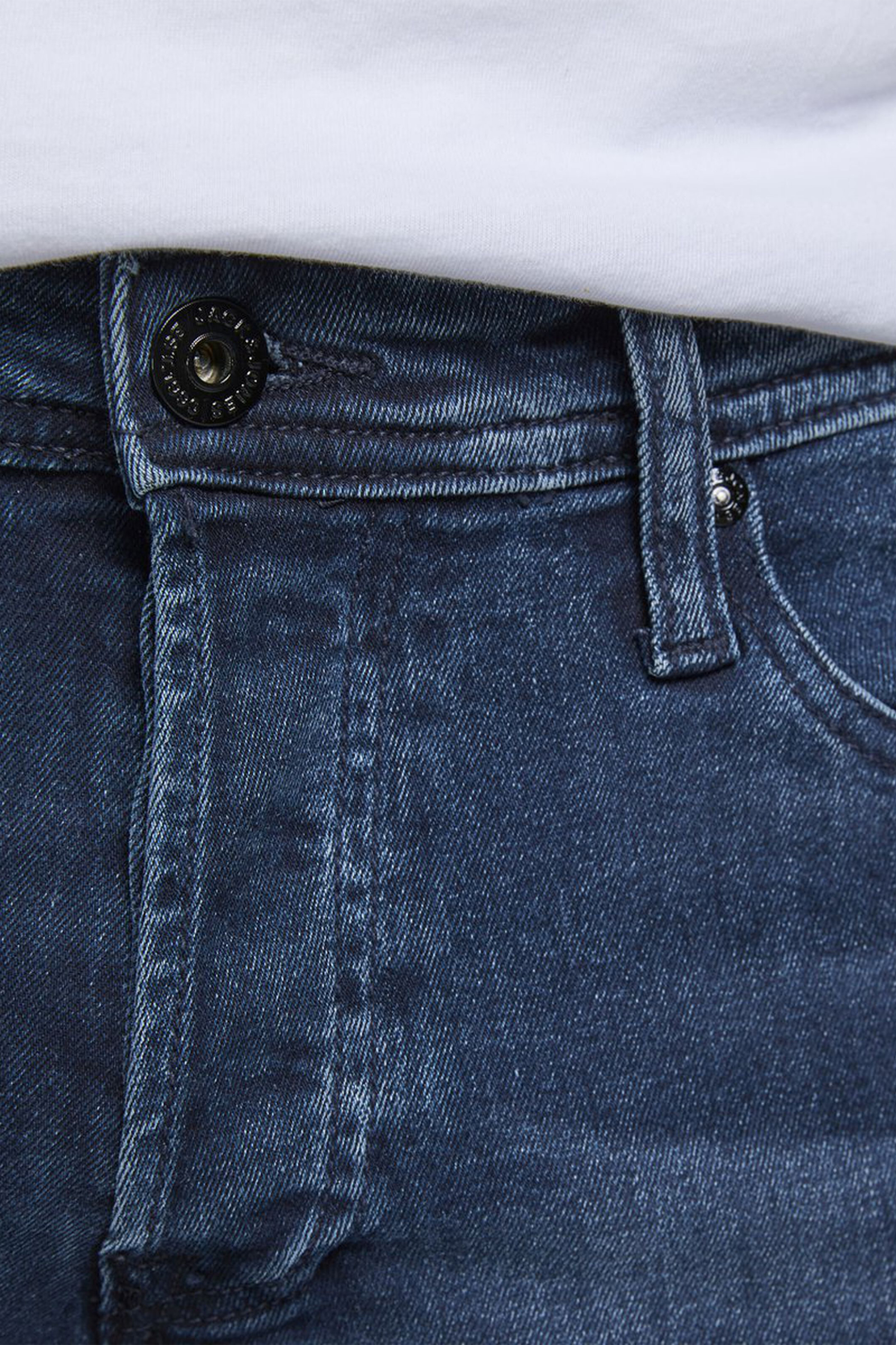 Jack Jones Ανδρικό Τζιν Παντελόνι Slim-Fit Glenn Original Am 812 - 12173407 Μπλε